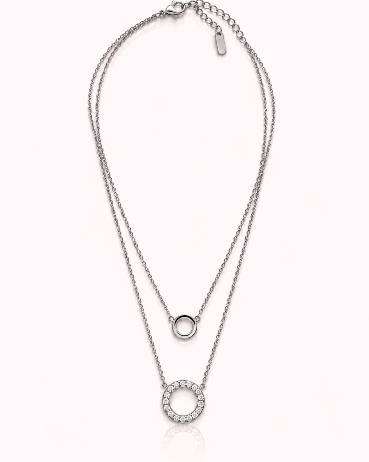 COLLANA DUE CERCHI