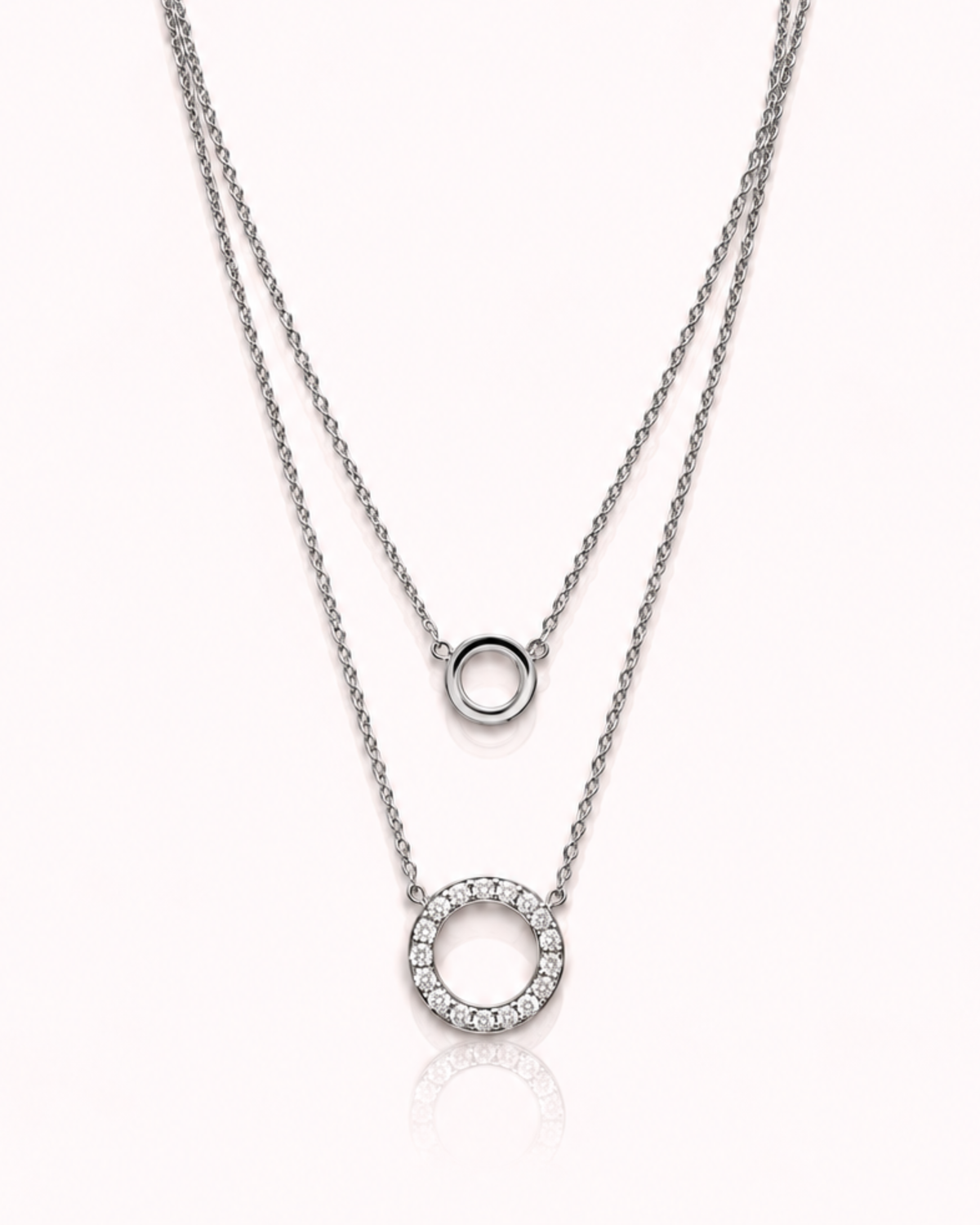 COLLANA DUE CERCHI