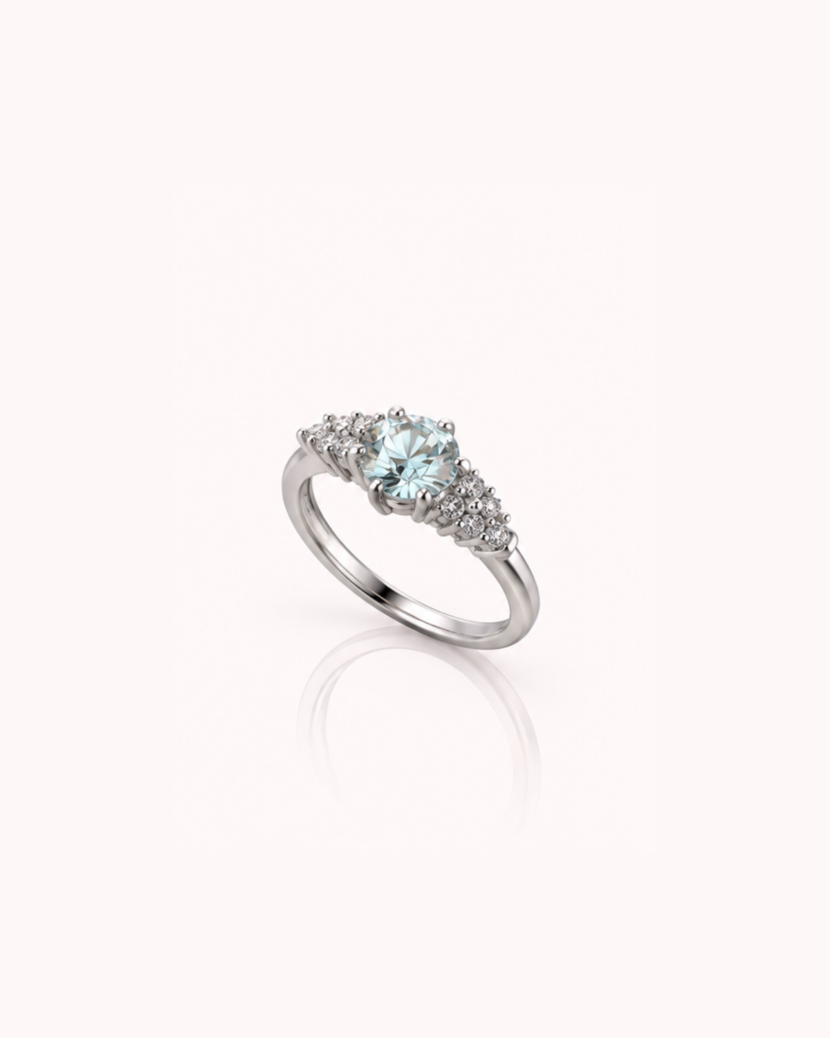 Anello Solitario Moissanite