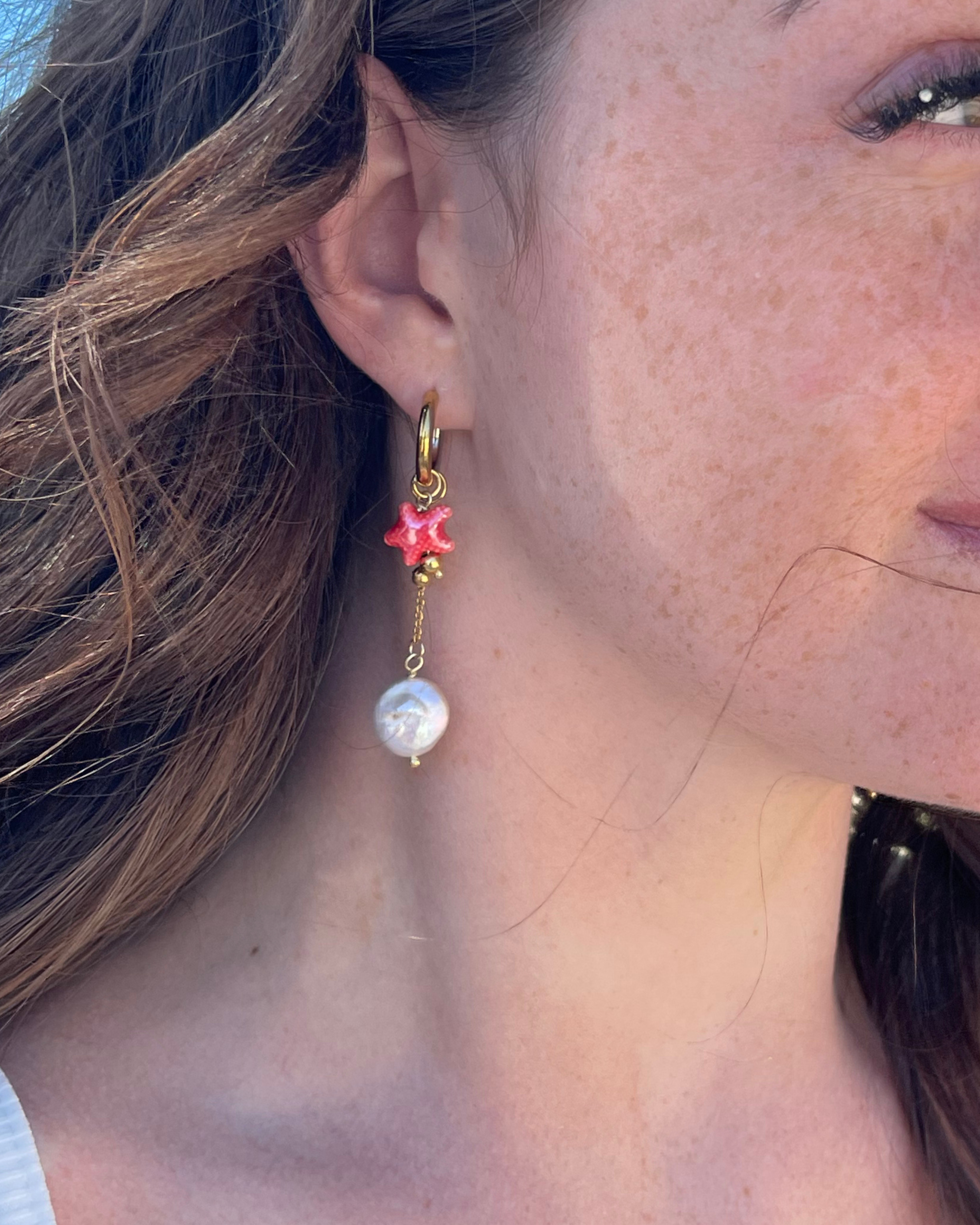 Orecchini Nina rosso