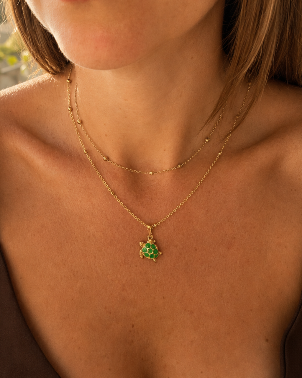 Collana Turtle Glow