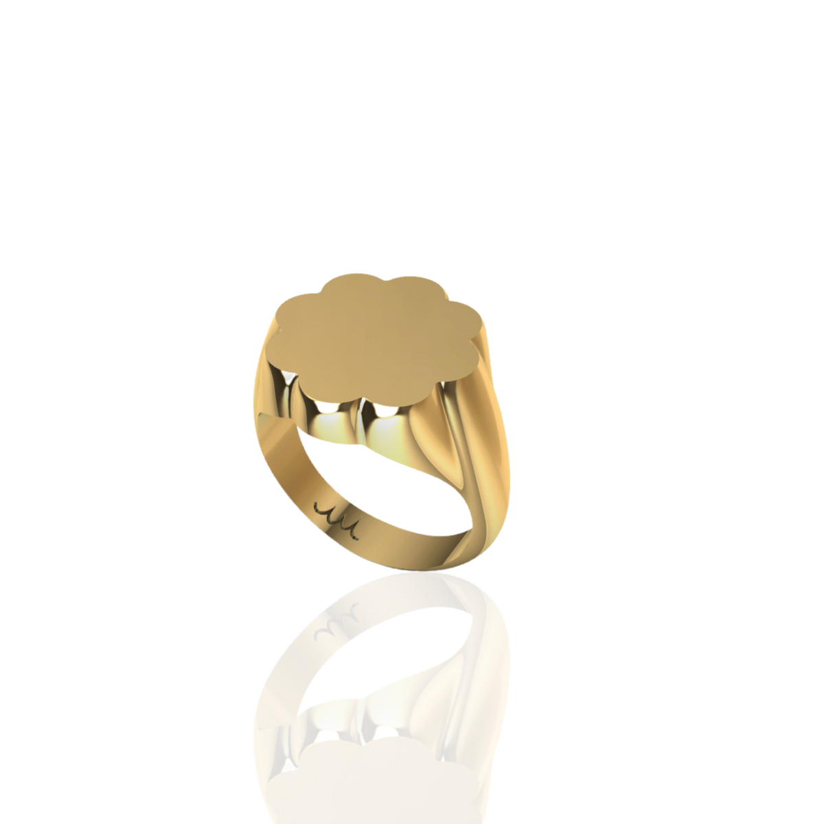 Anello Timbro Petalo