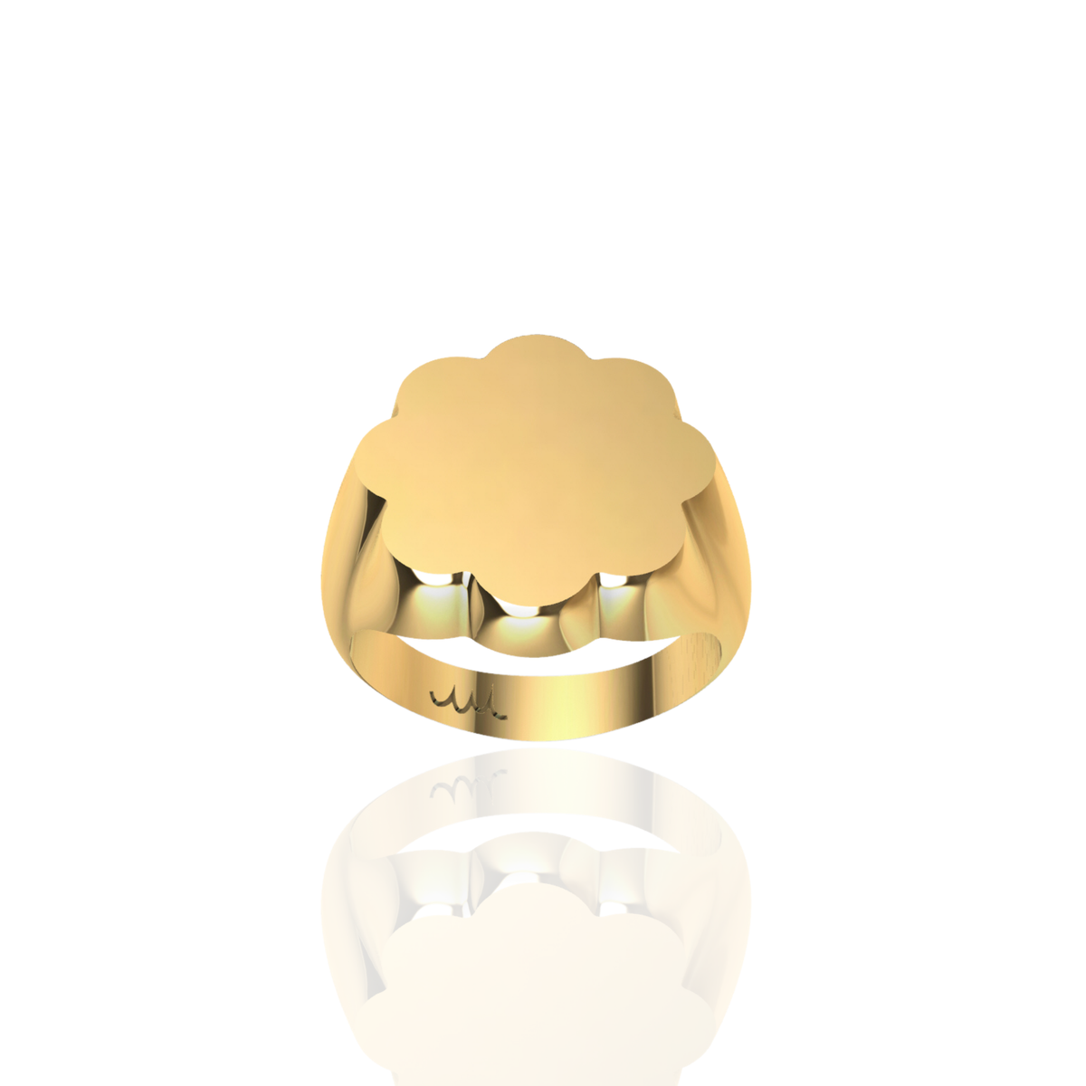 Anello Timbro Petalo