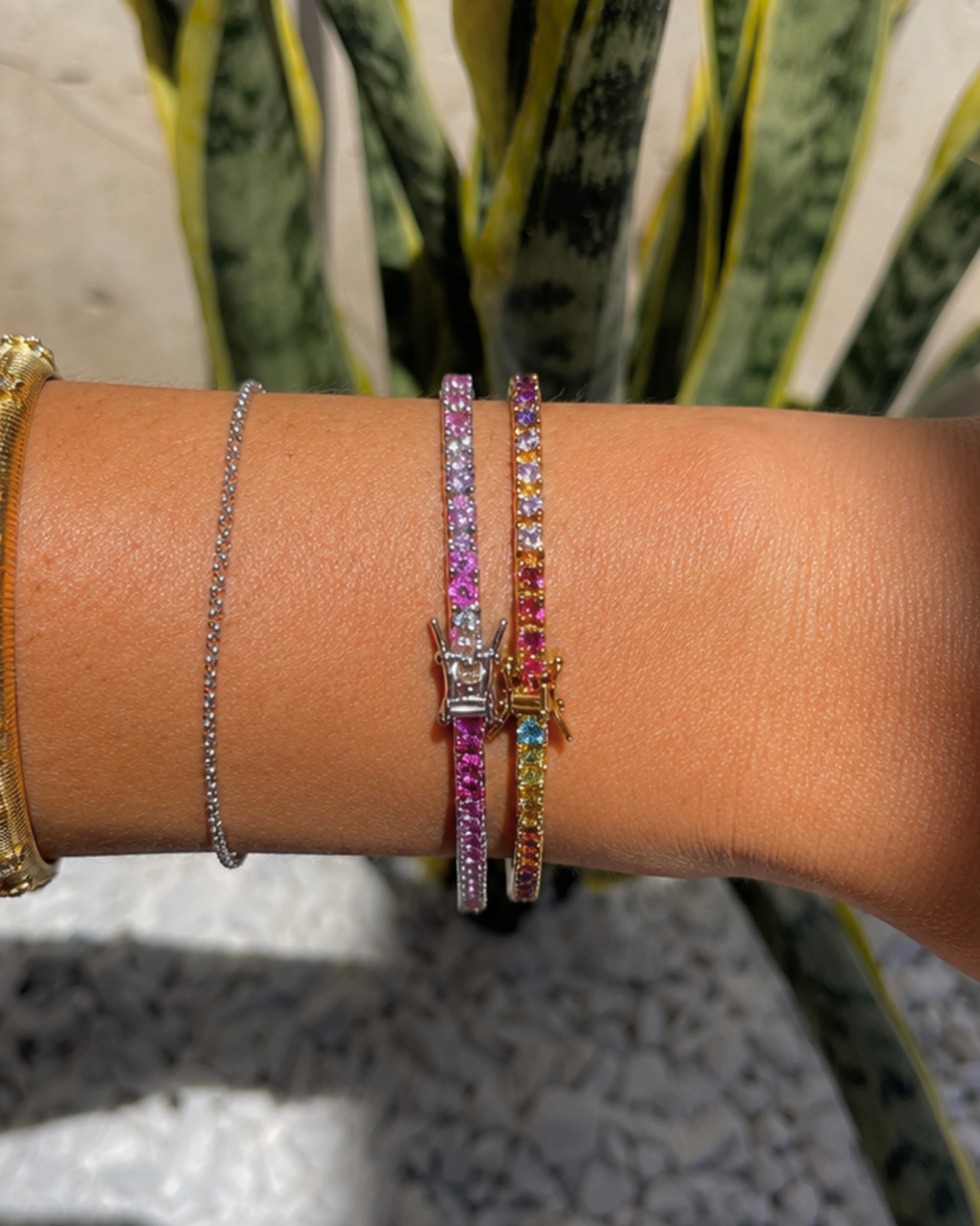 Bracciale Tennis Multicolor