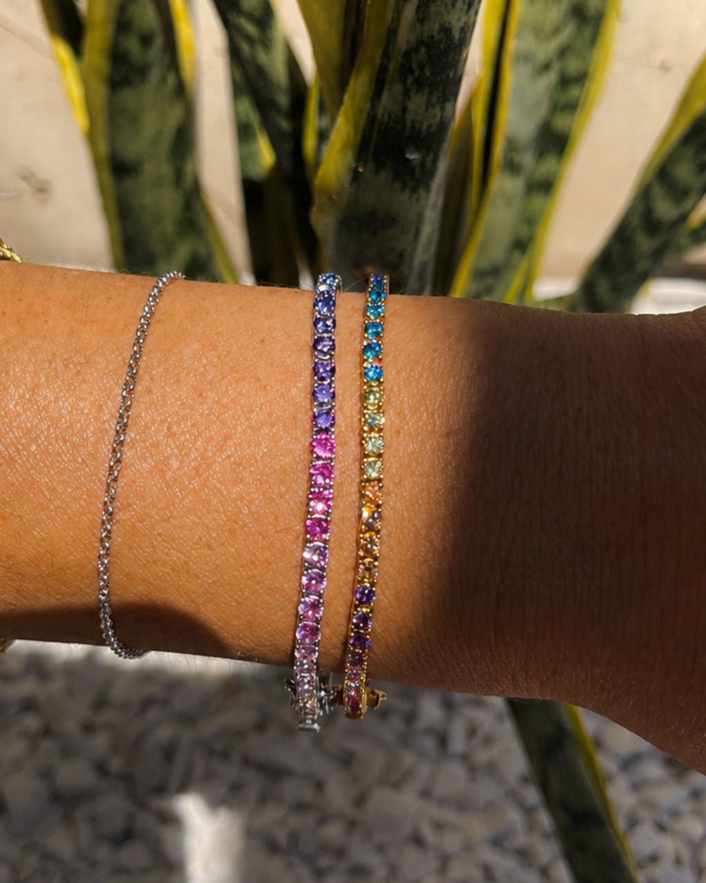 Bracciale Tennis Multicolor