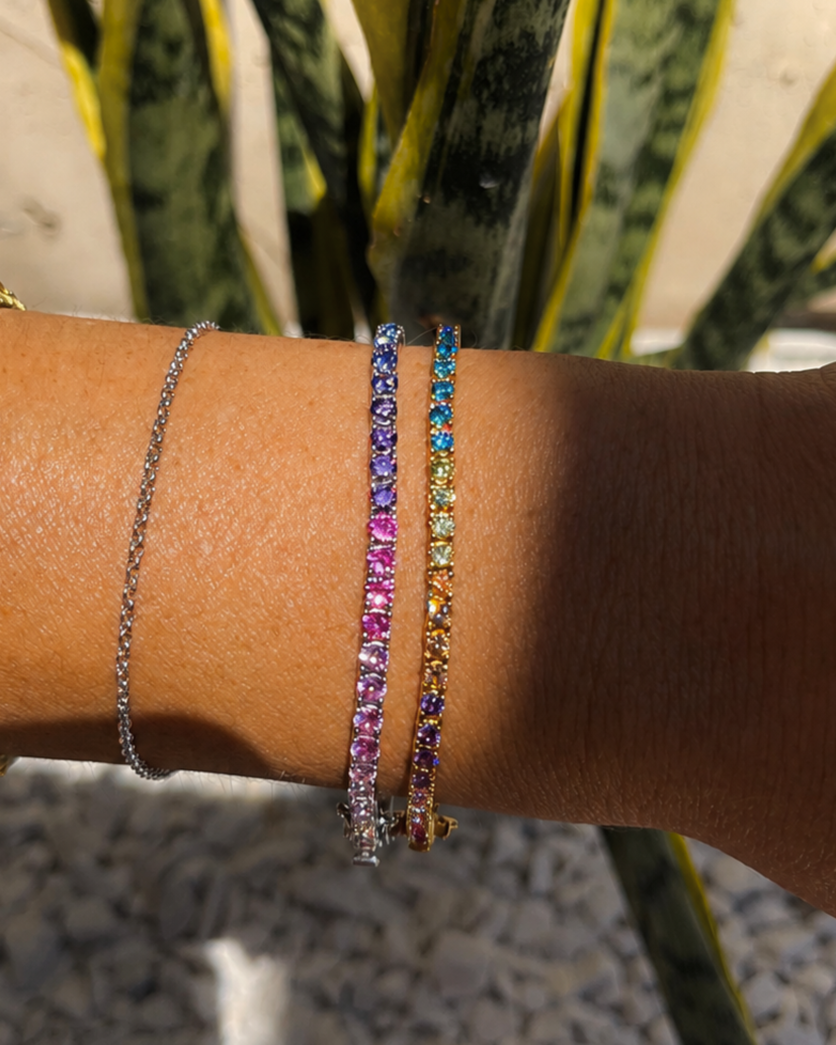 Bracciale Tennis Multicolor