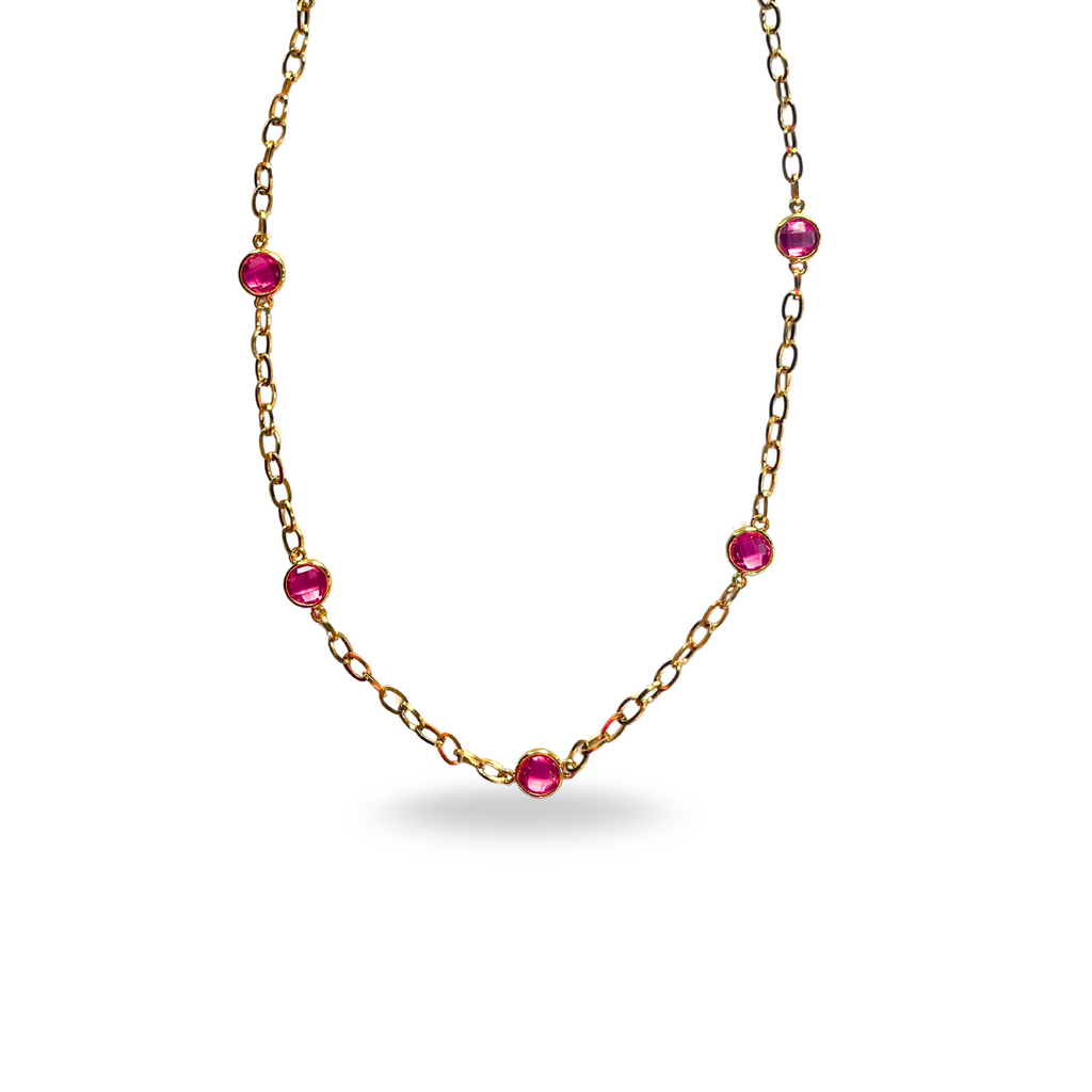 GOCCE DI ROSA - collana