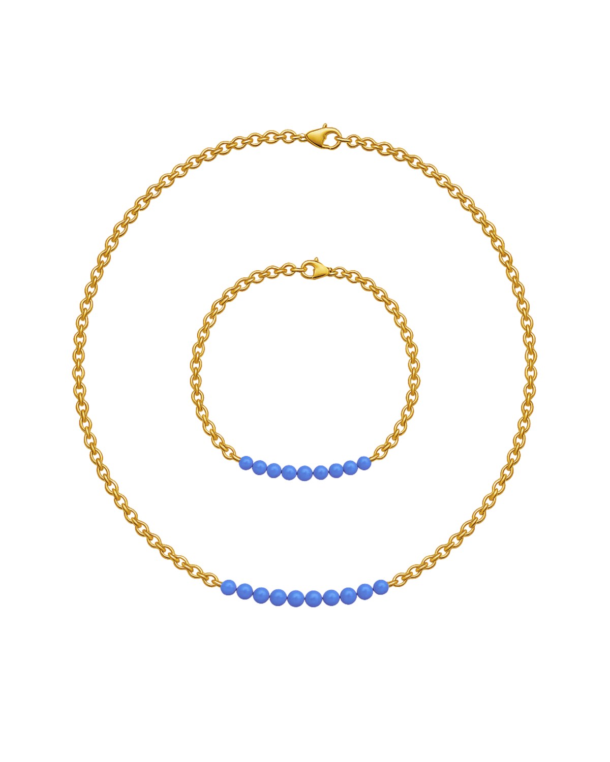 Collana e bracciale Isulea