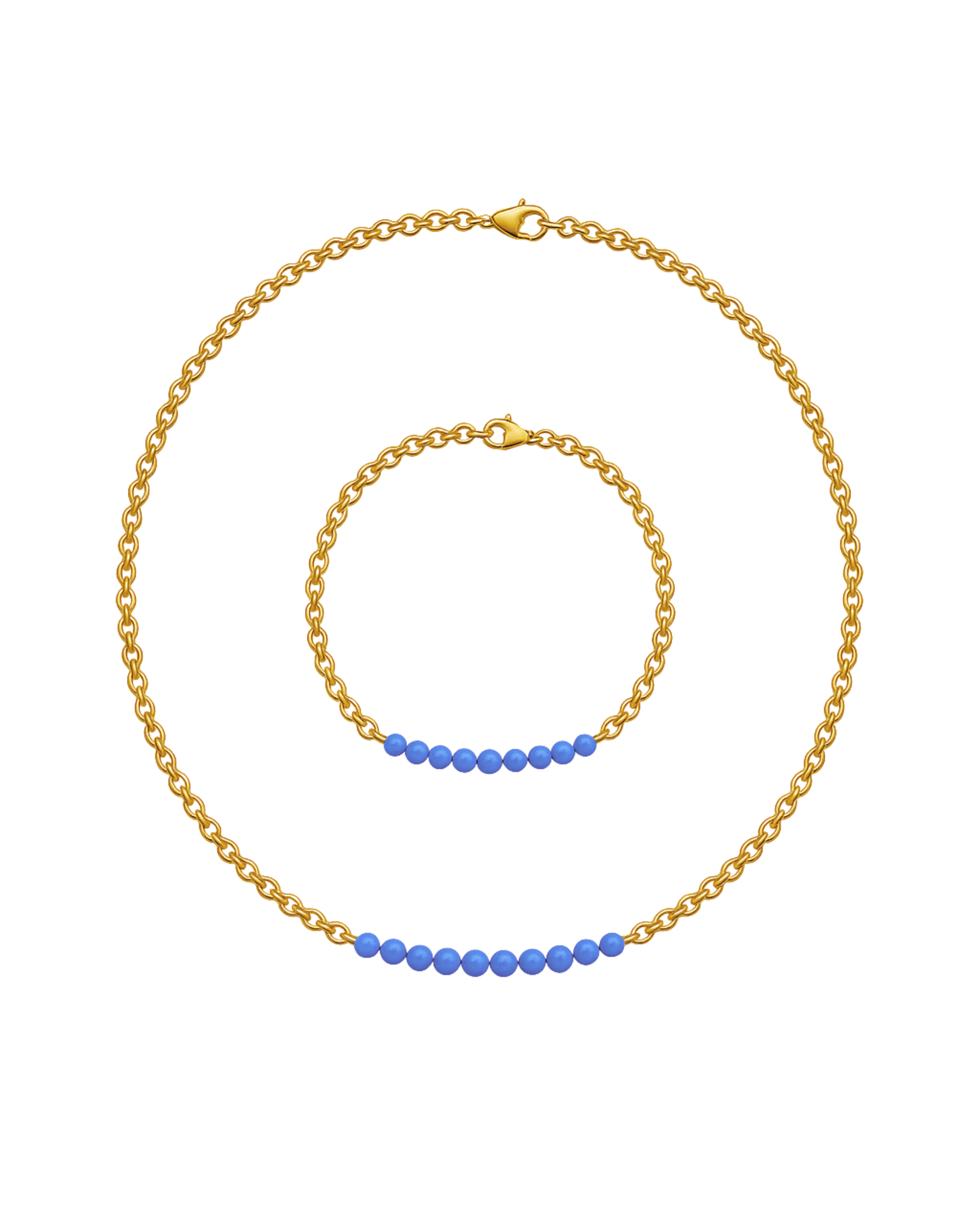 Collana e bracciale Isulea