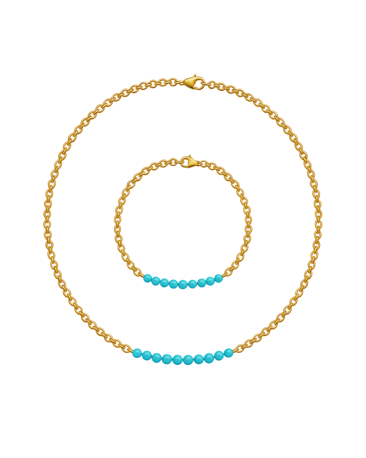 Collana e bracciale Isulea