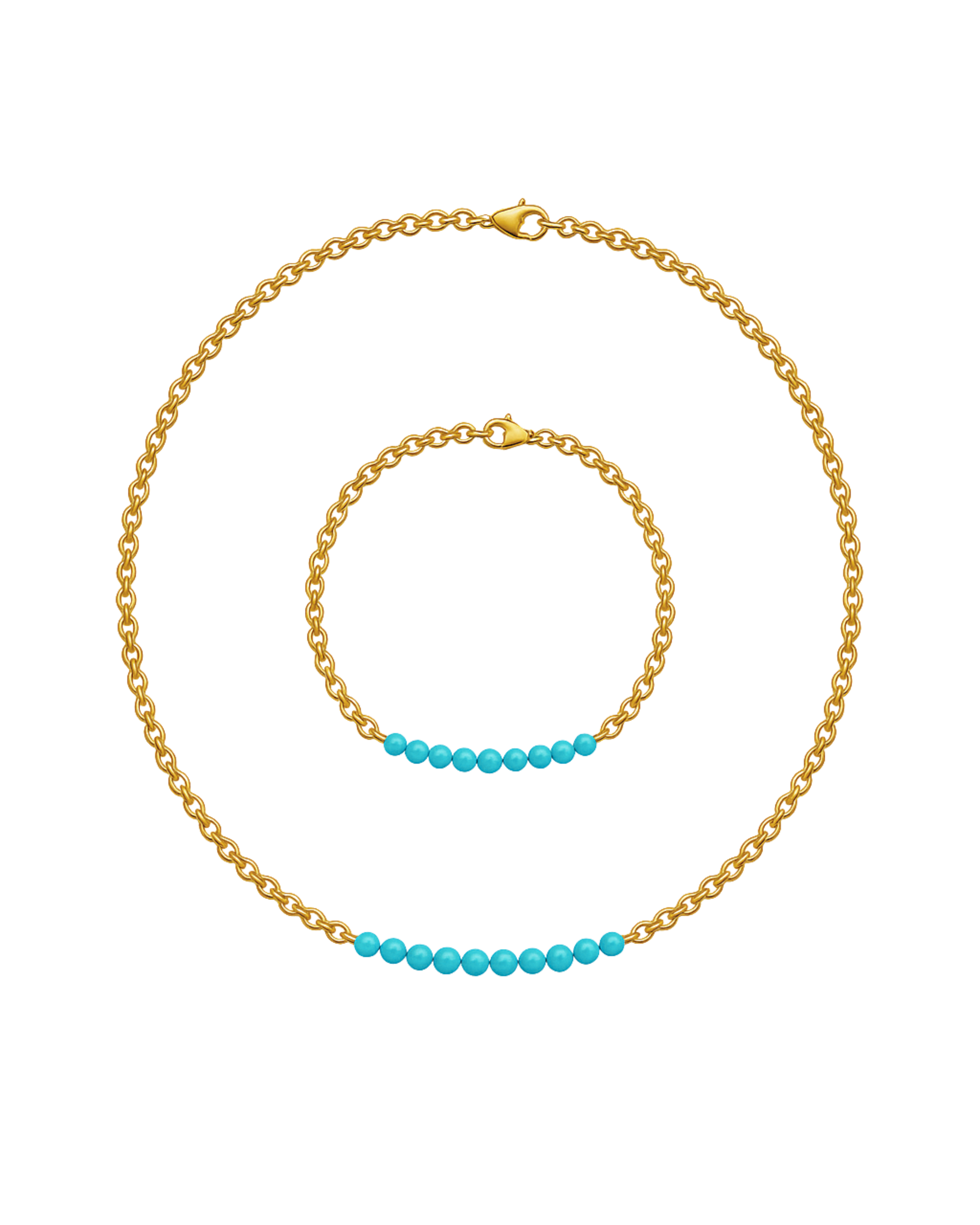Collana e bracciale Isulea