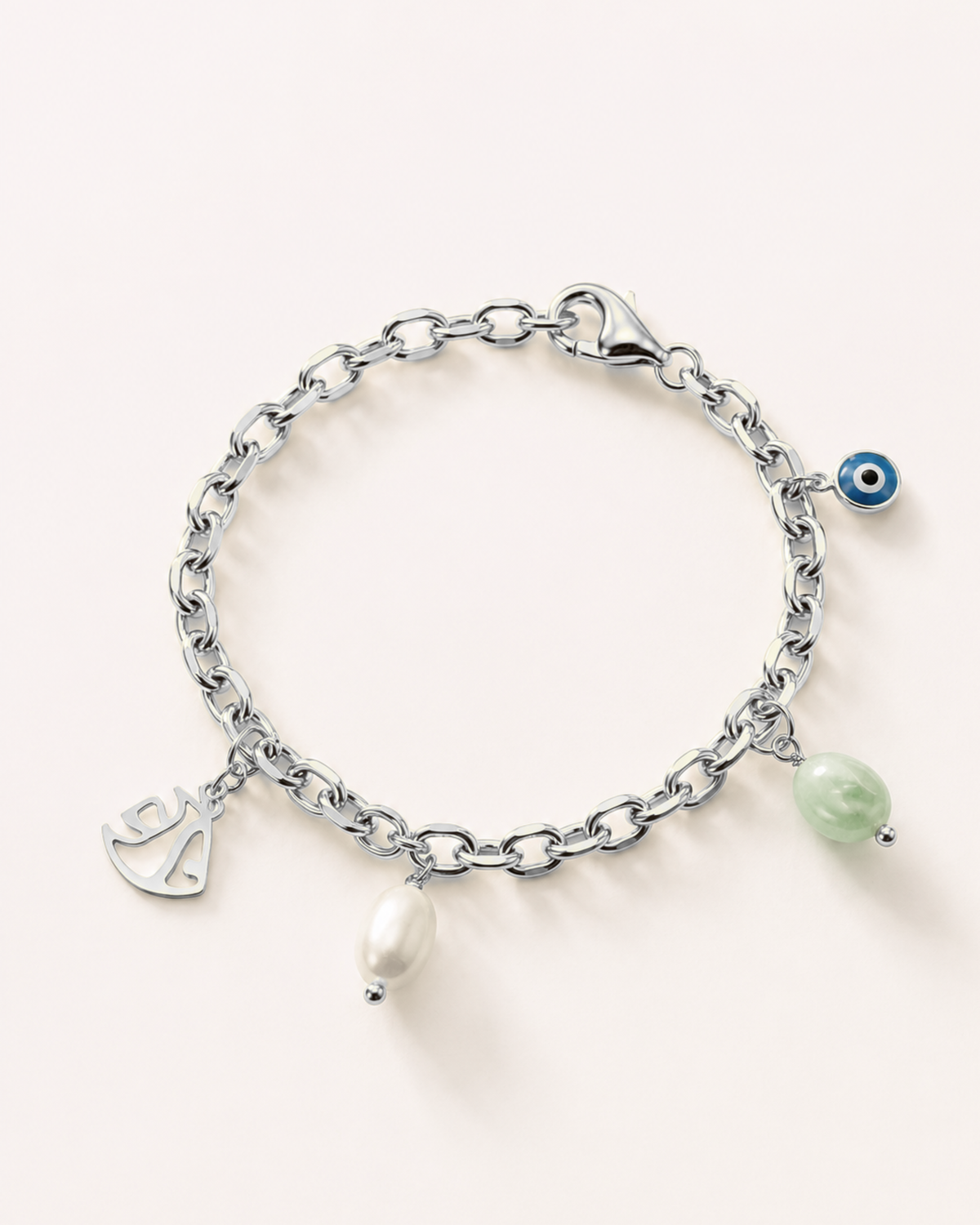 Bracciale pesciolino e ciondoli