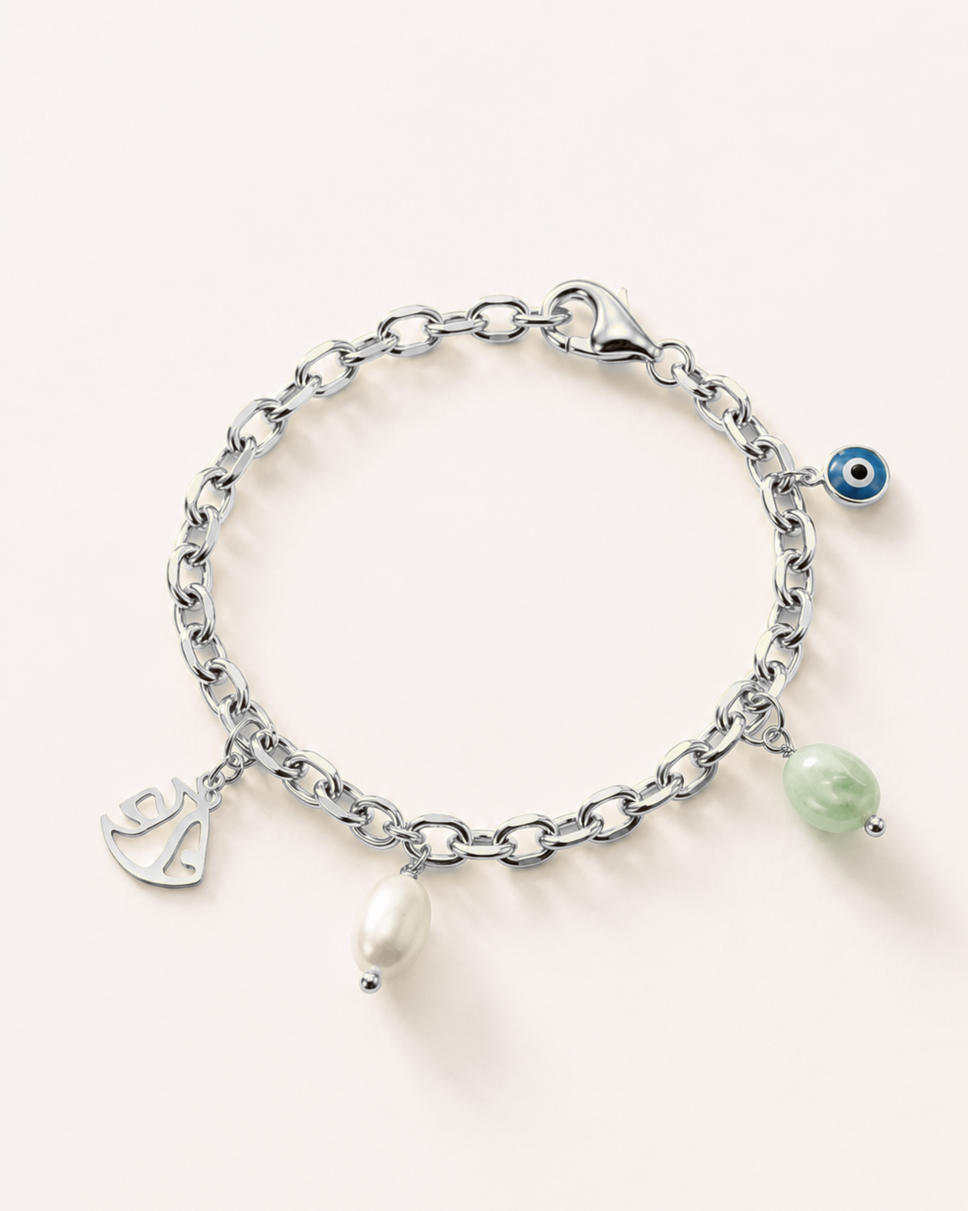 Bracciale pesciolino e ciondoli