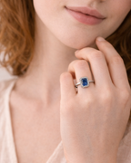 Anello Crystal blue