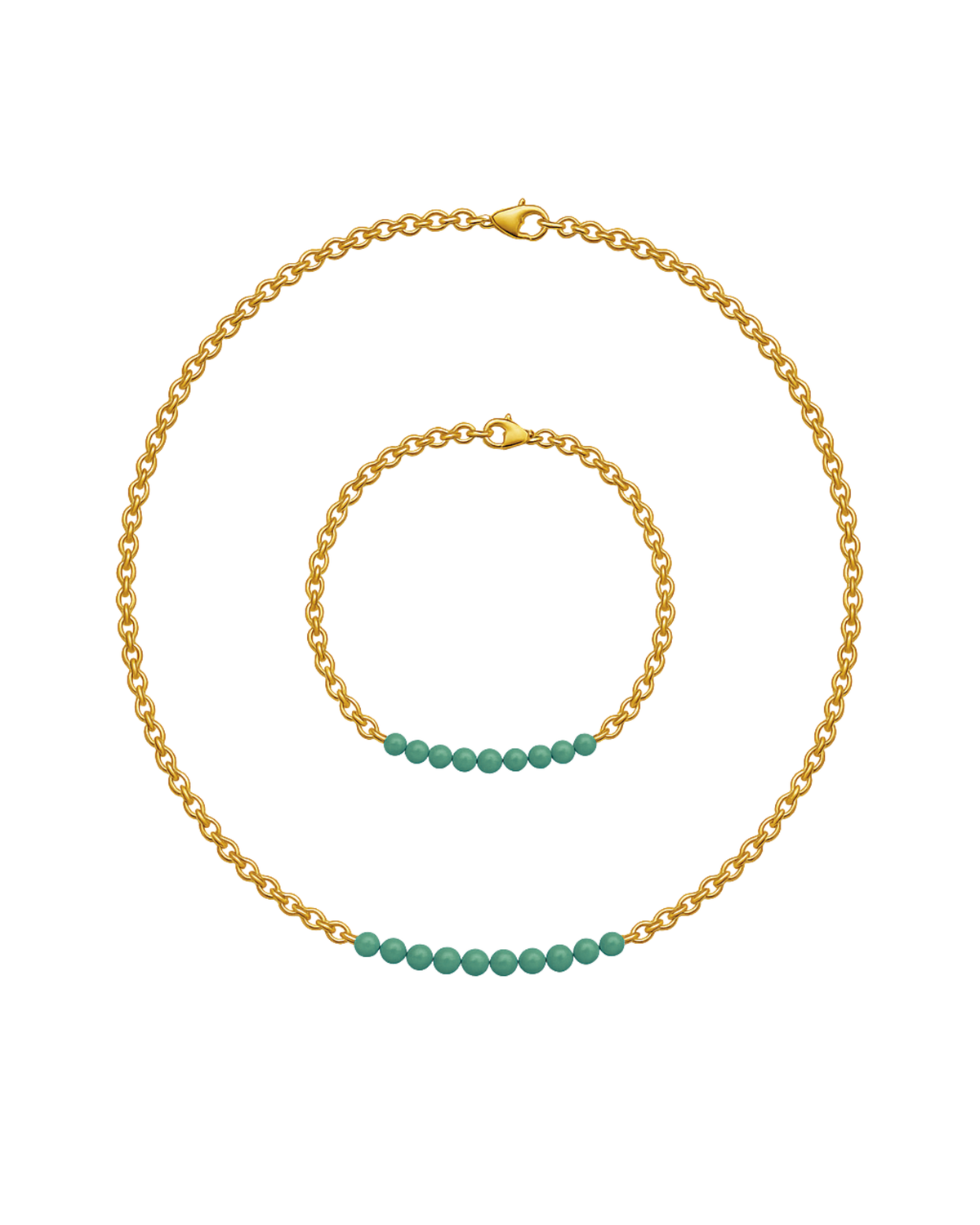 Collana e bracciale Isulea
