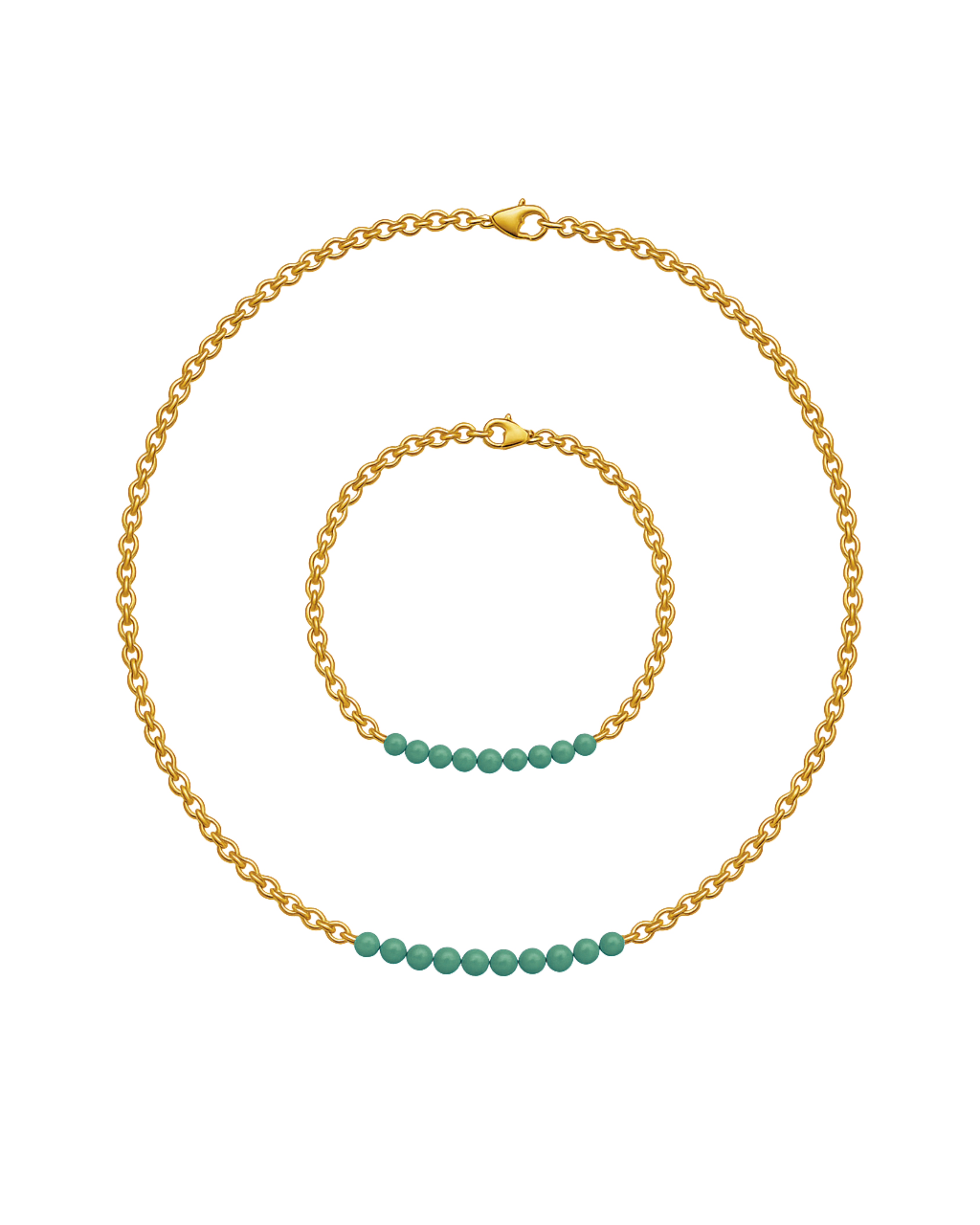 Collana e bracciale Isulea