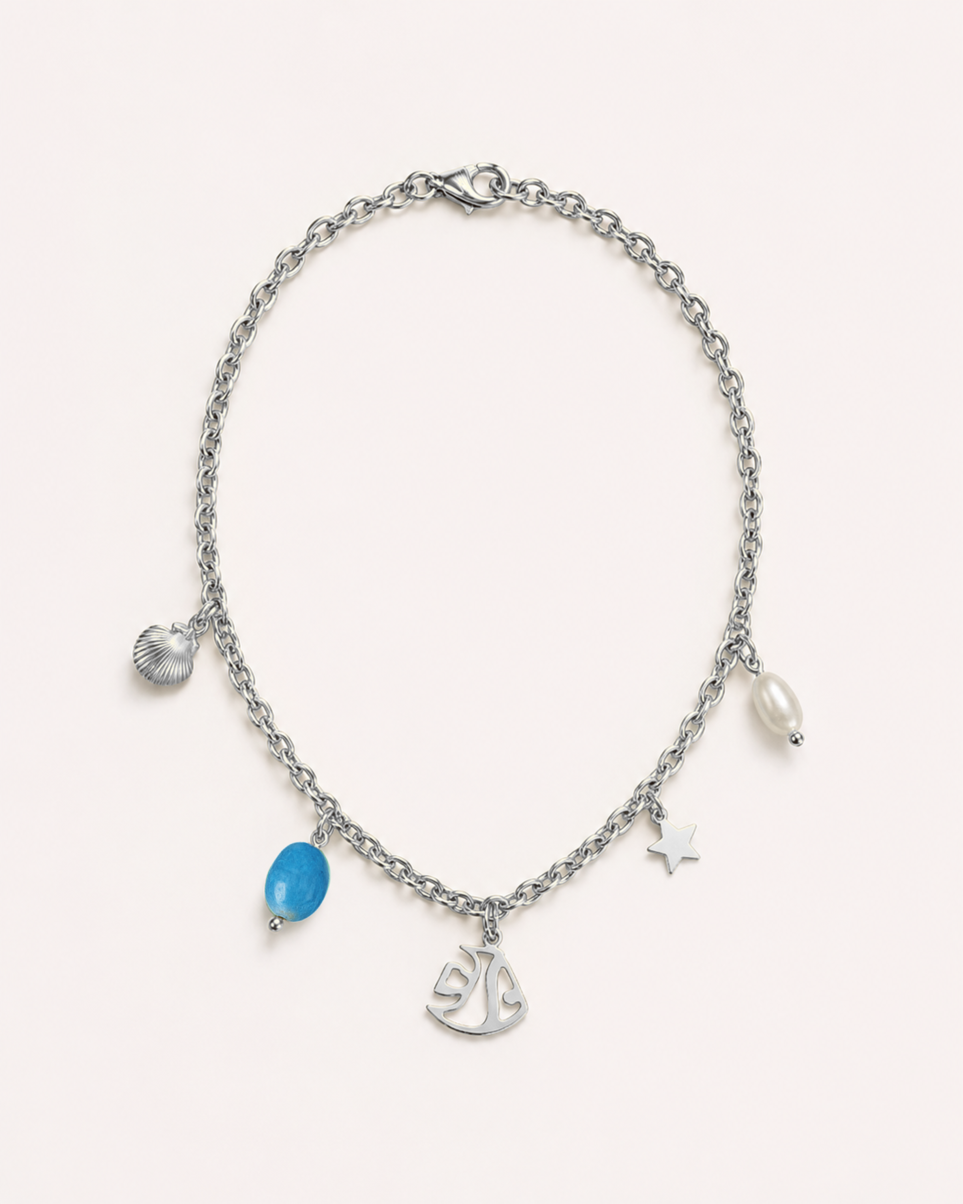 Collana pesciolino e ciondoli