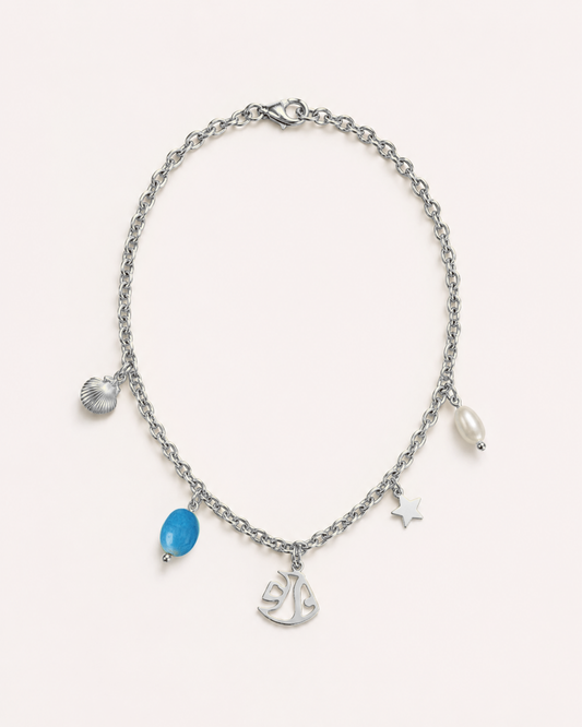 Collana pesciolino e ciondoli