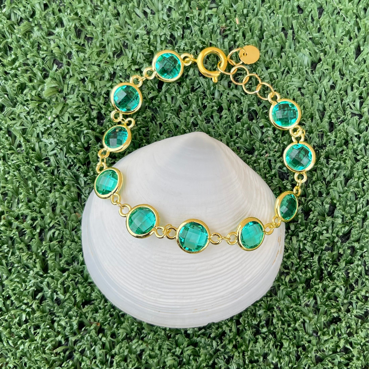 Bracciale cristalli Verdi
