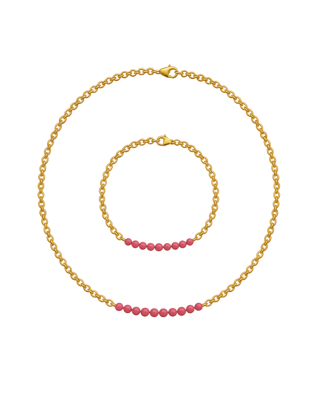 Collana e bracciale Isulea
