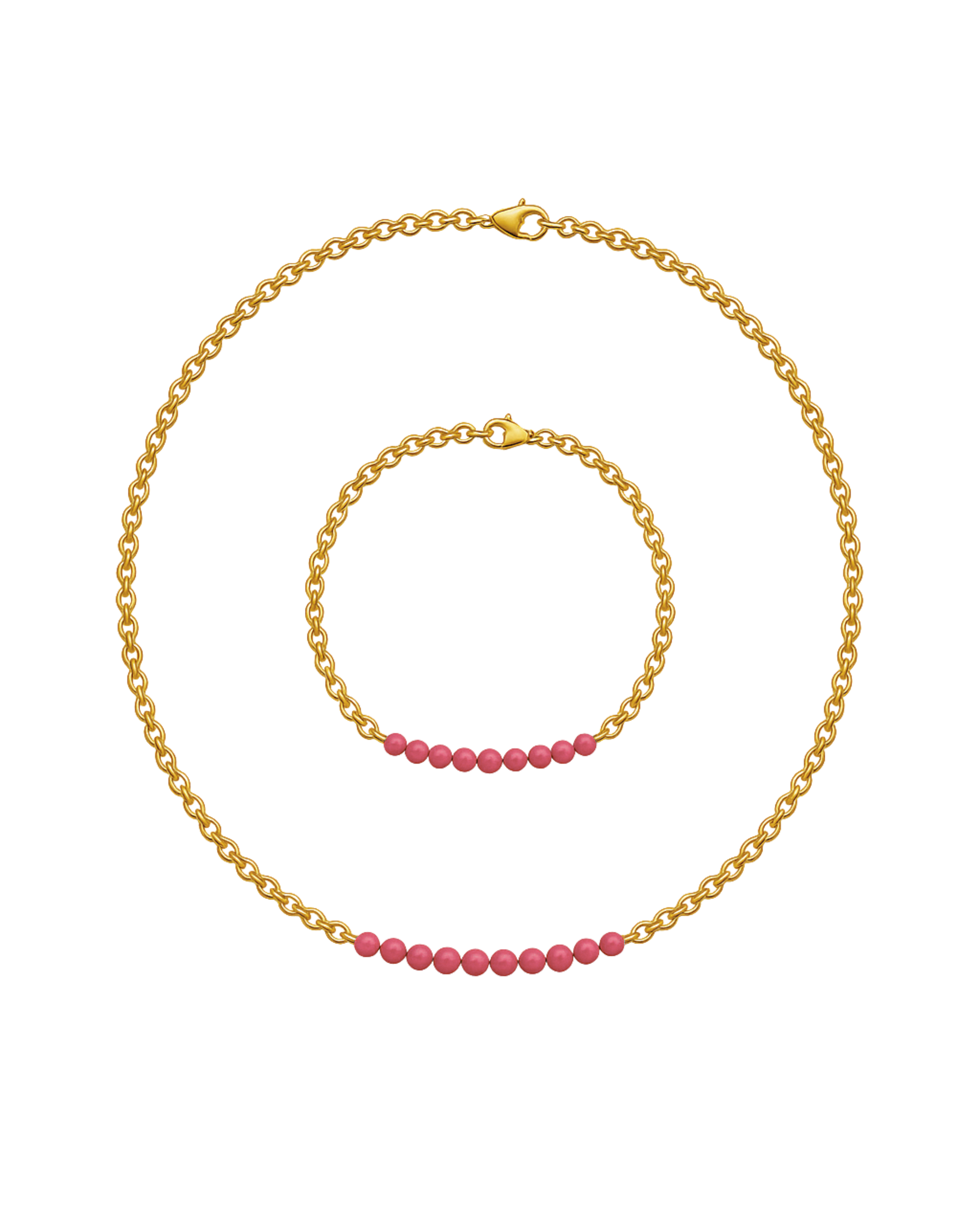 Collana e bracciale Isulea