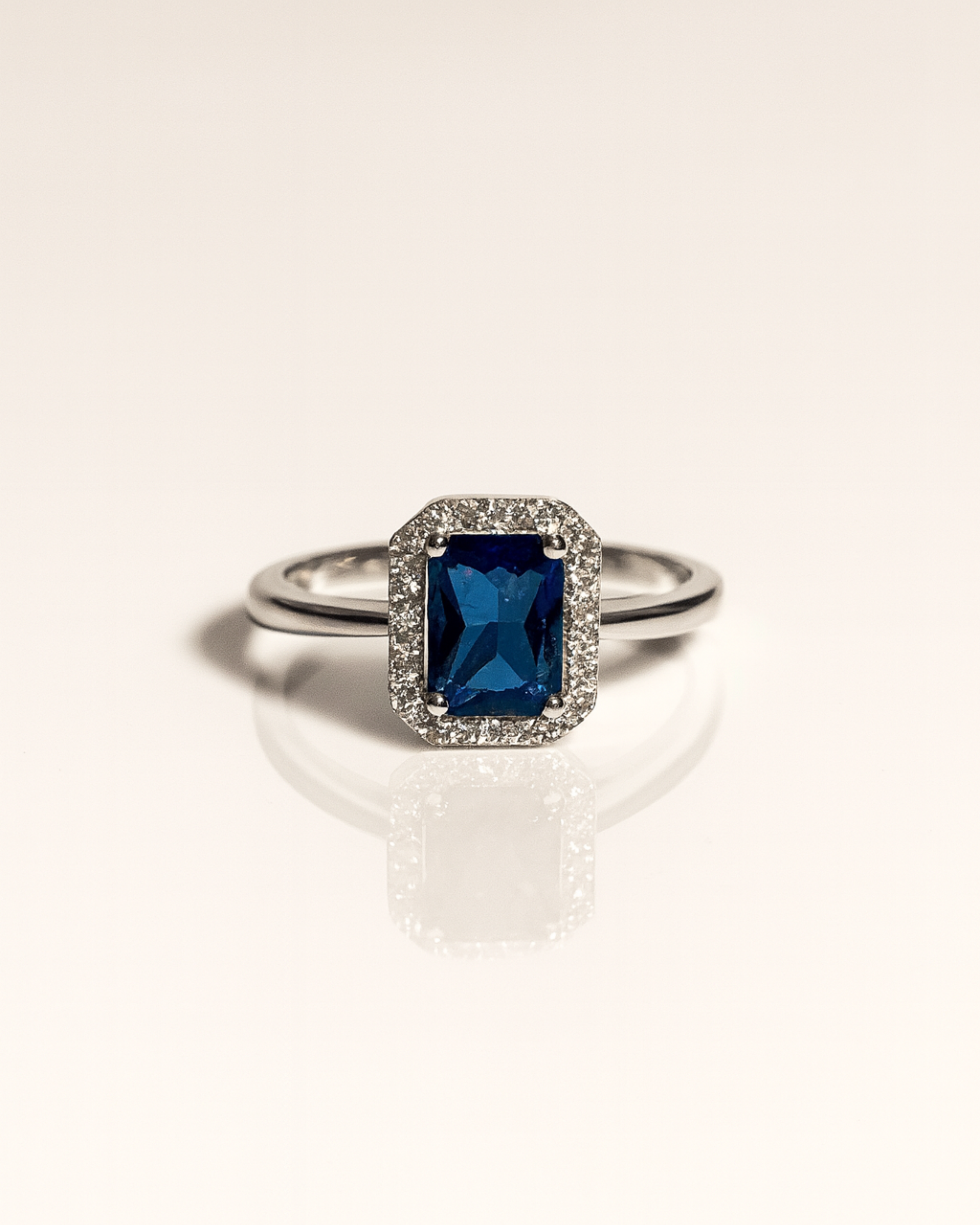 Anello Crystal blue