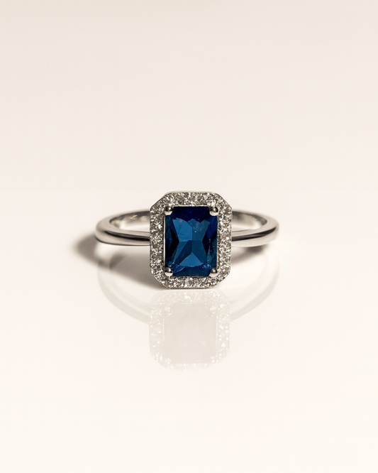 Anello Crystal blue