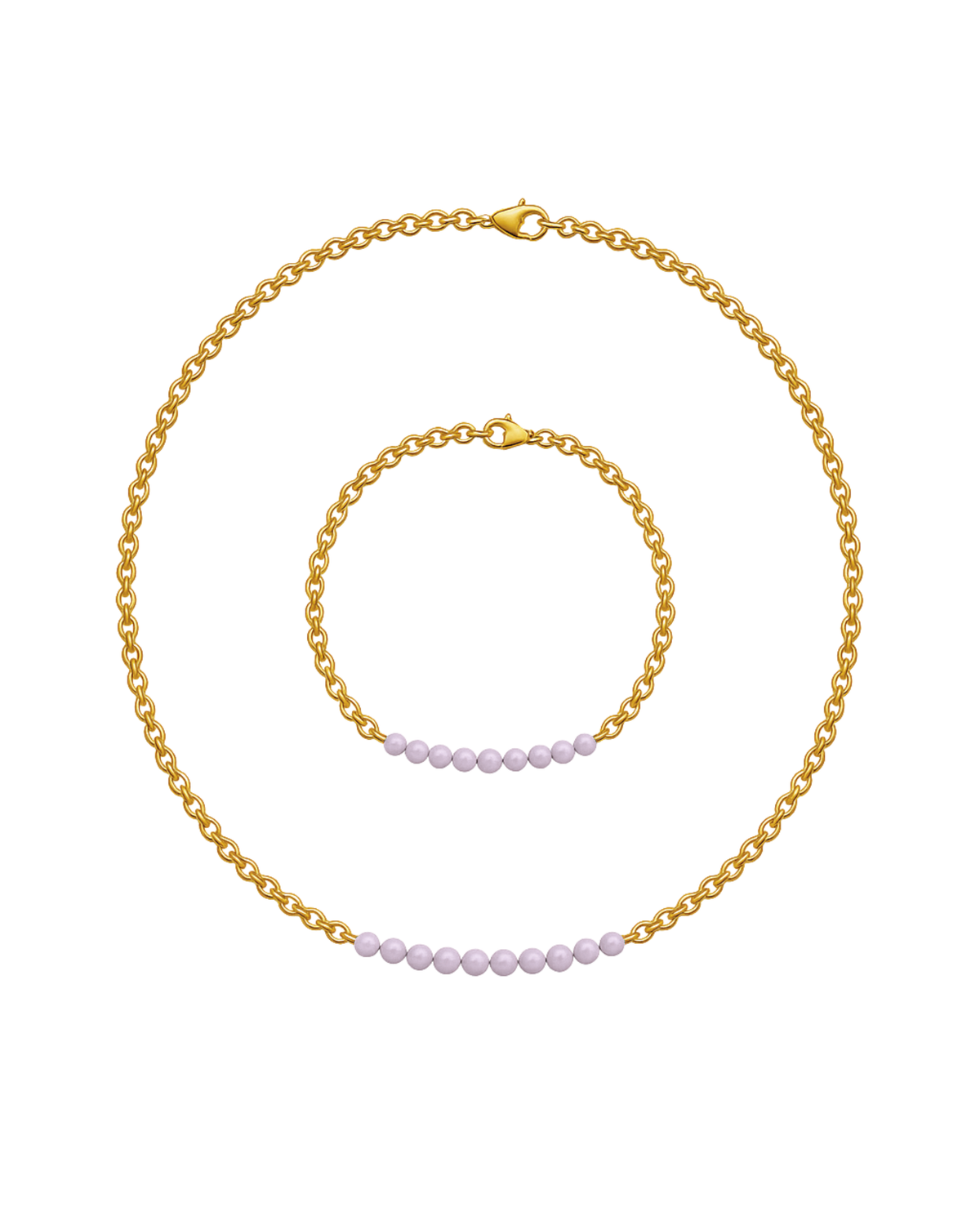 Collana e bracciale Isulea