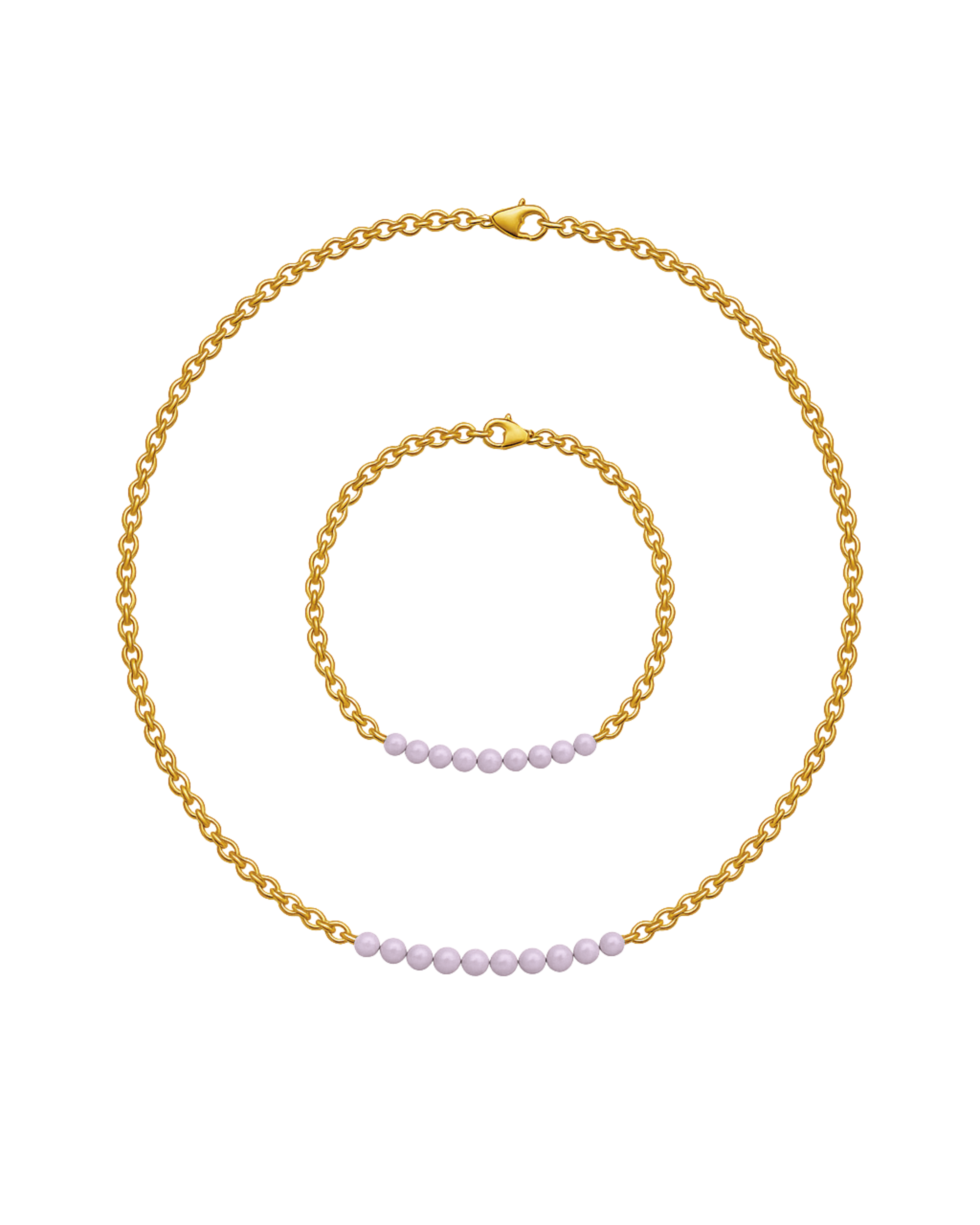 Collana e bracciale Isulea