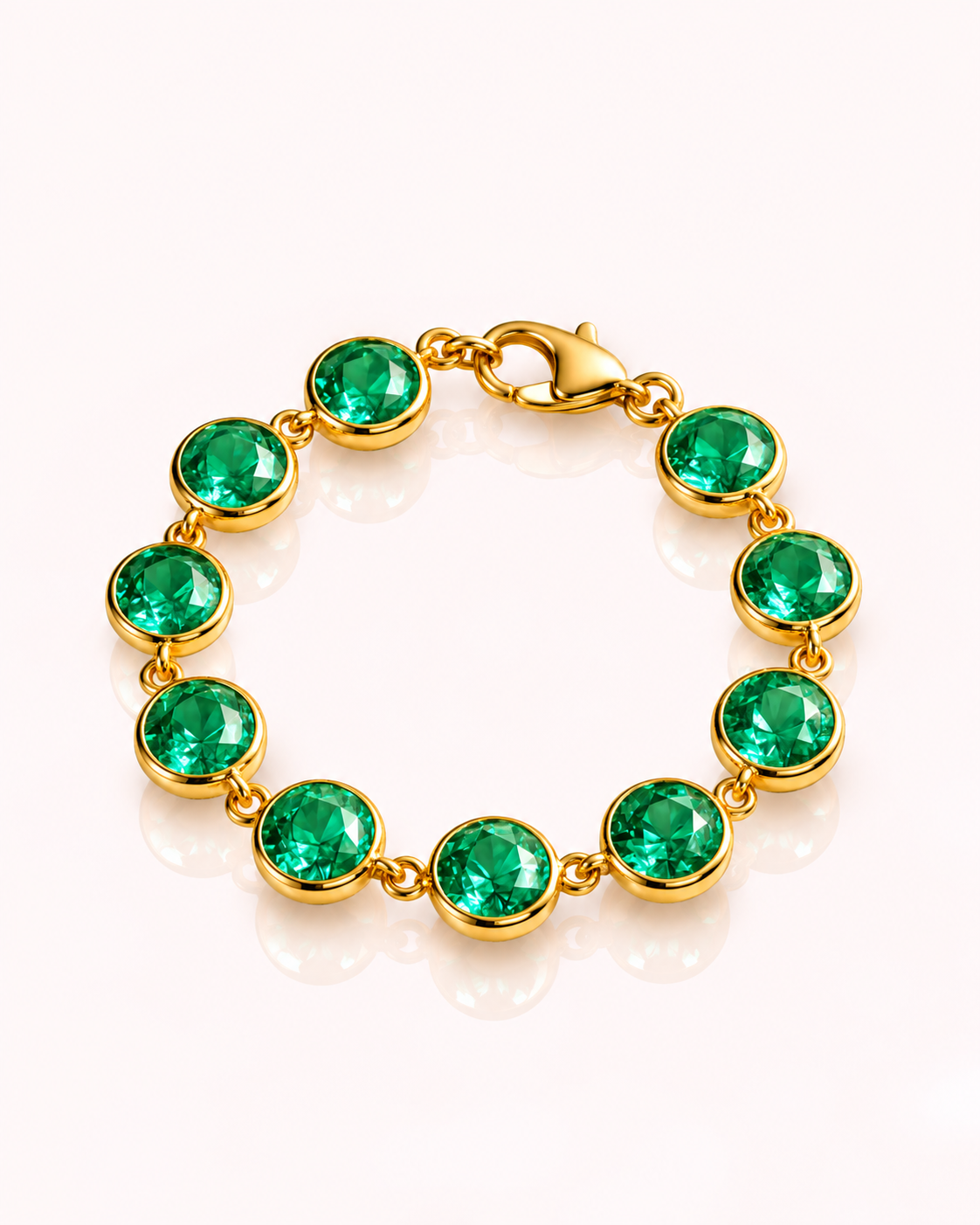 Bracciale cristalli Verdi