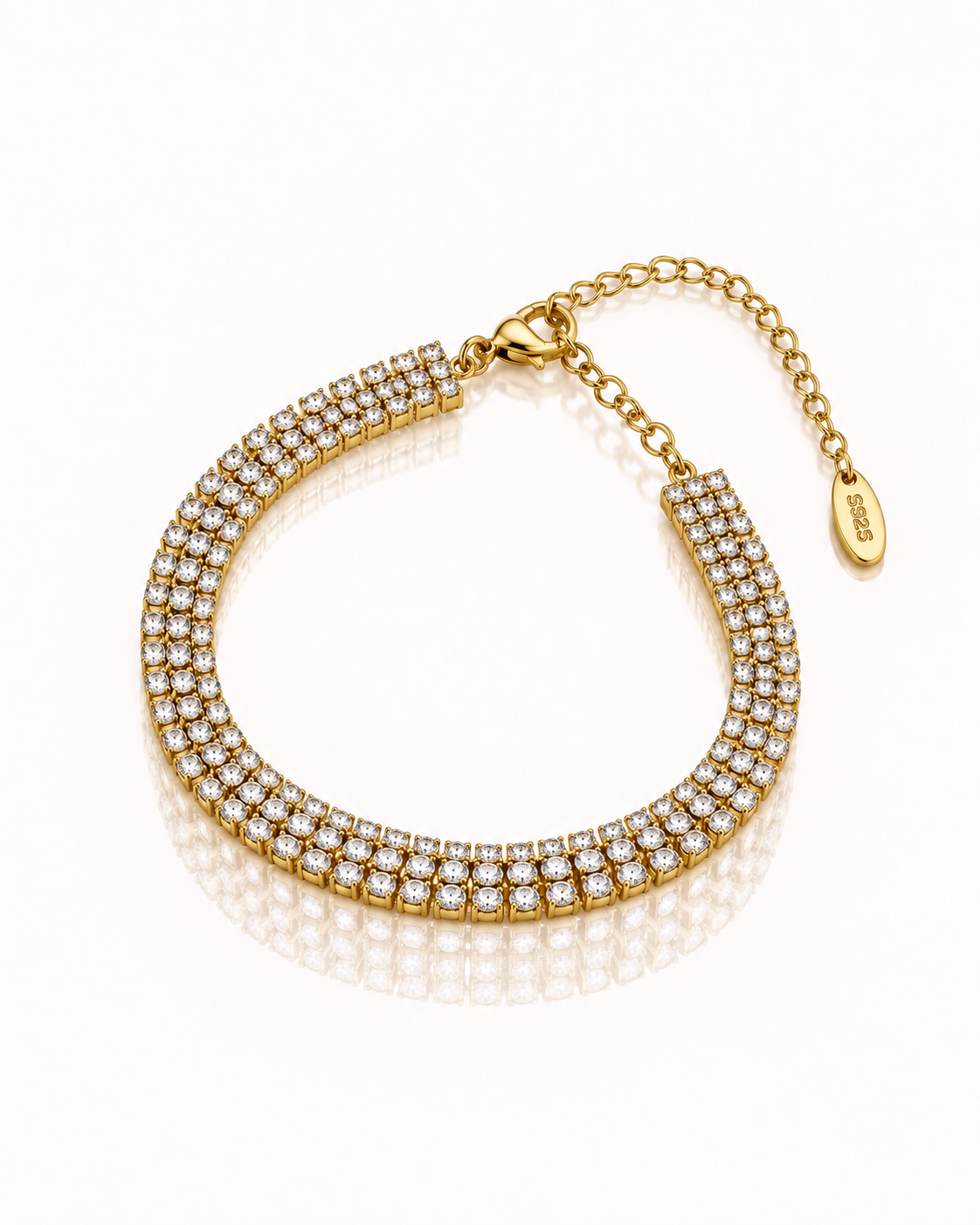 Bracciale Tennis Triplo