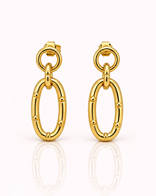 Orecchini Double Link