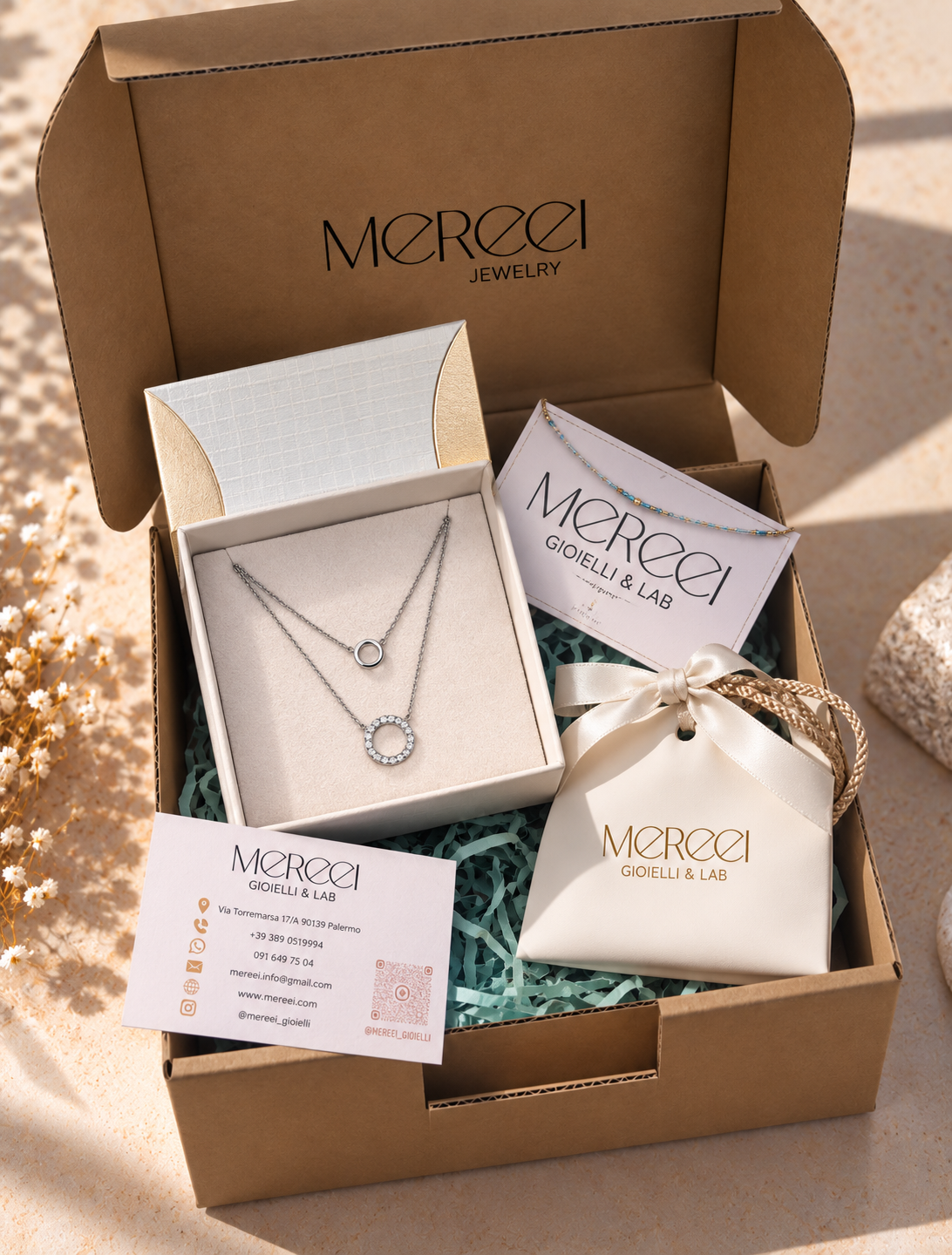 COLLANA DUE CERCHI