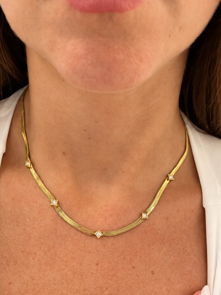 COLLANA SNAKE STAR