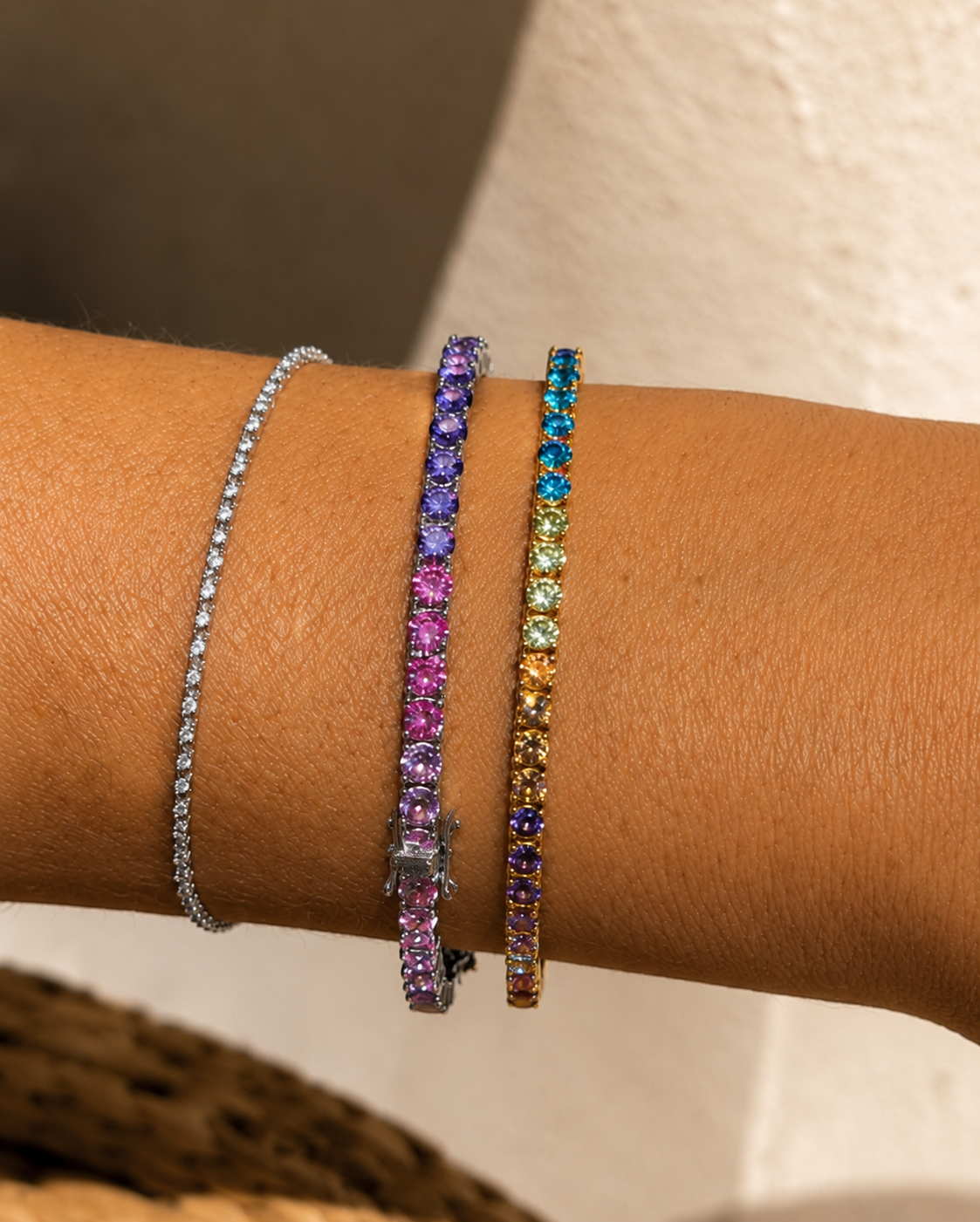 Bracciale Tennis Multicolor