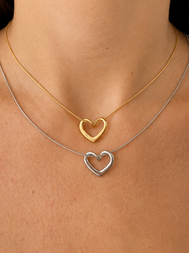 Collana cuore minimal