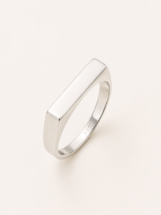 Anello Timbro Rettangolare