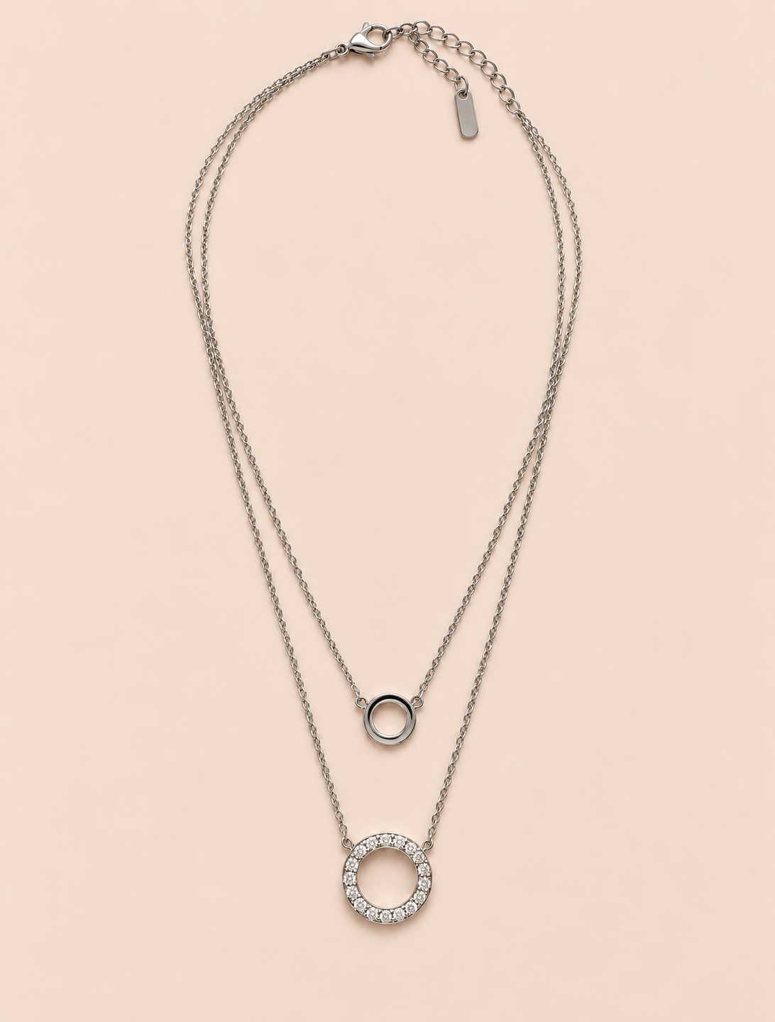 Collana due cerchi