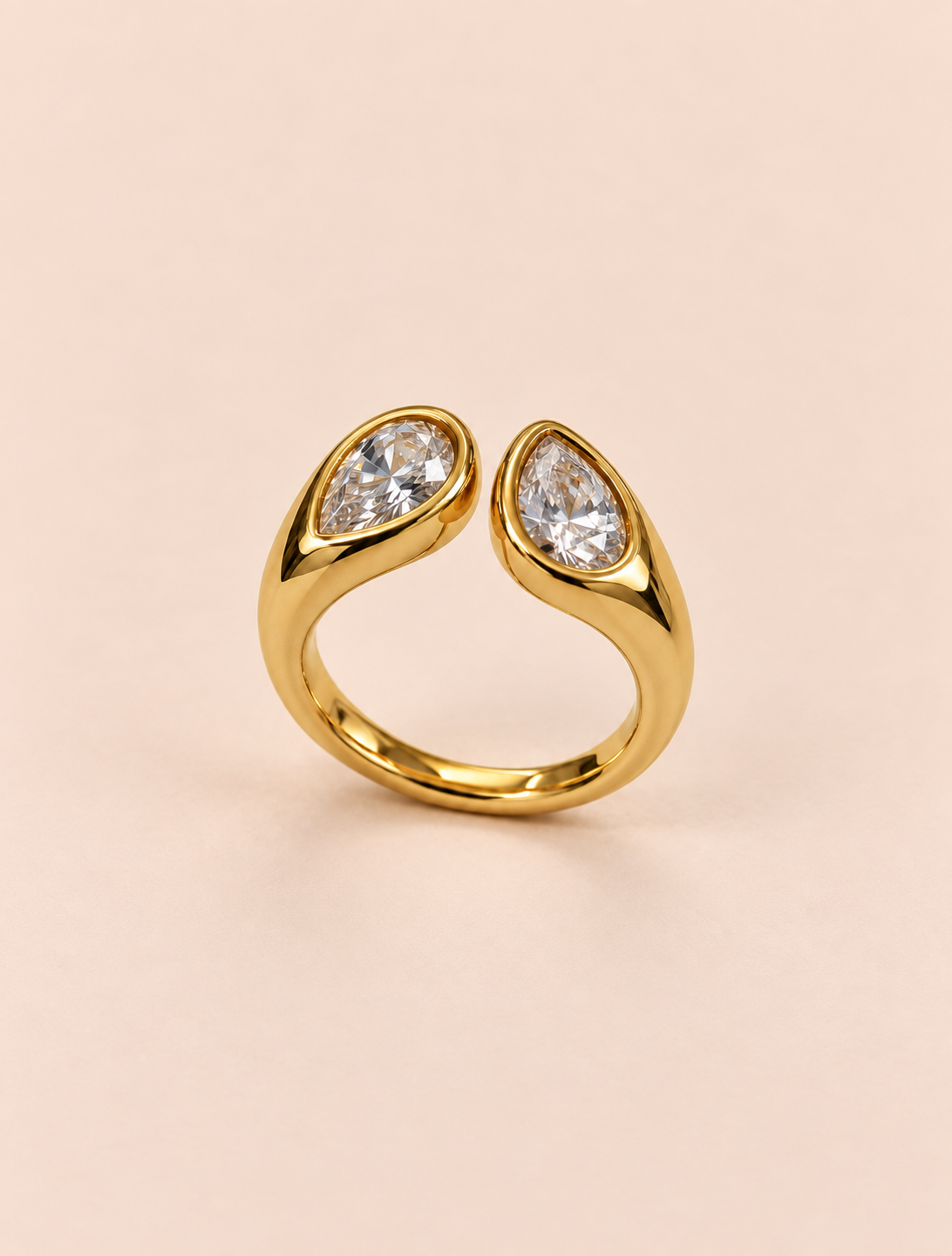 Anello Doppia Goccia