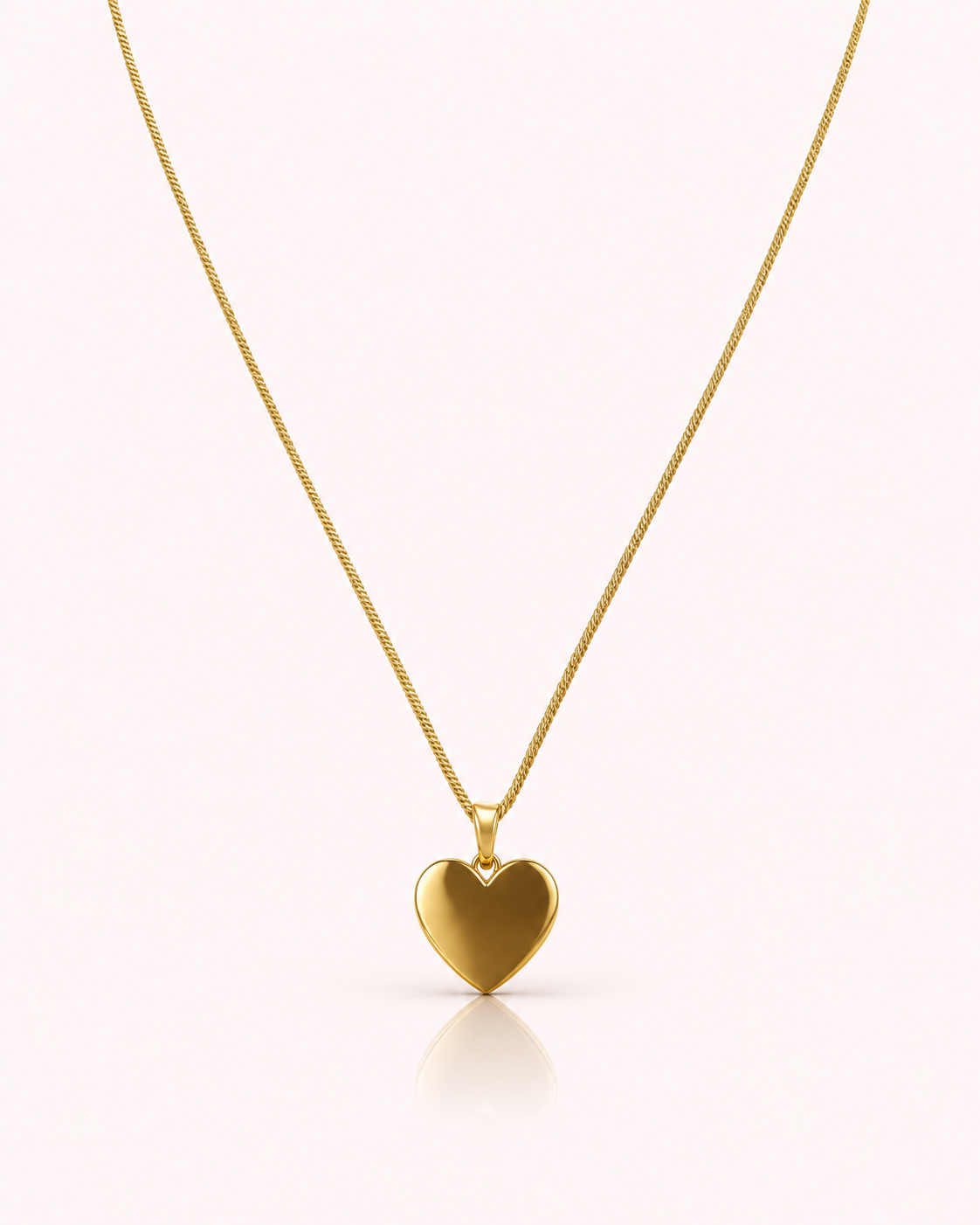 Collana catena box chain con cuore da incidere