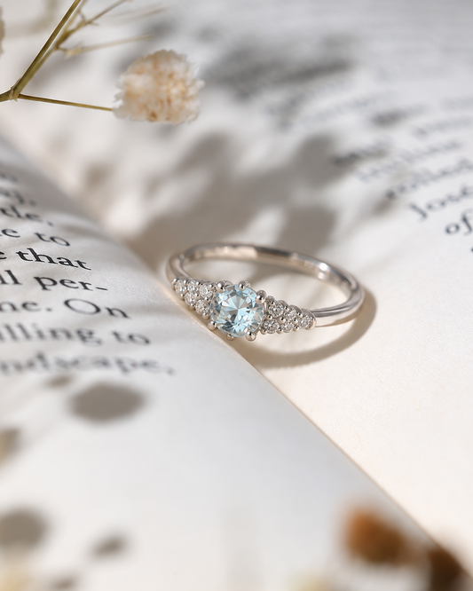 Anello Solitario Moissanite