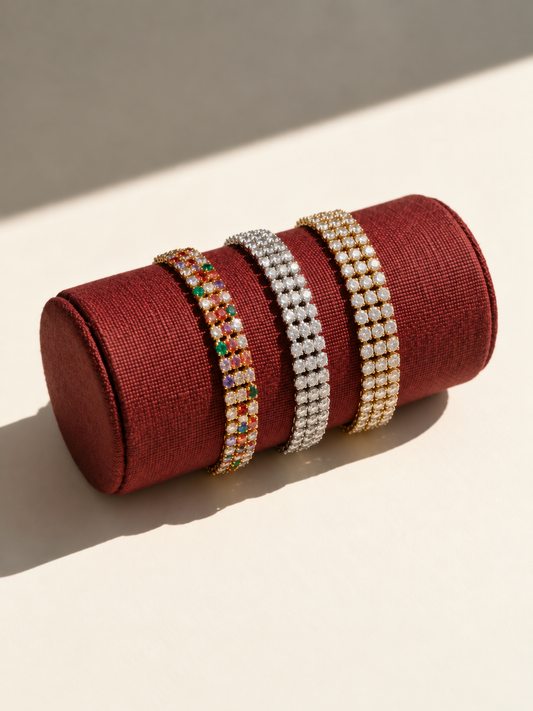Bracciale Tennis Triplo