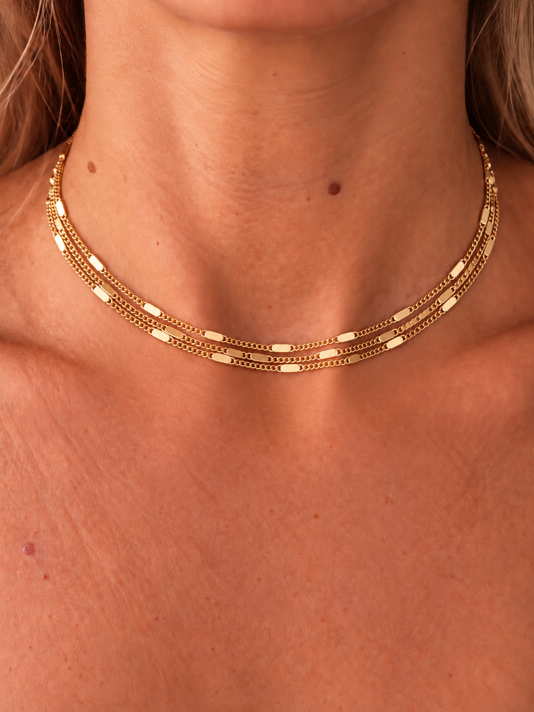COLLANA TRE FILI