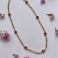 GOCCE DI ROSA•collana