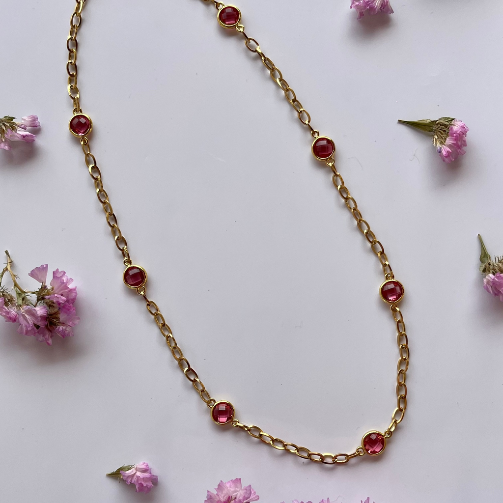 GOCCE DI ROSA - collana