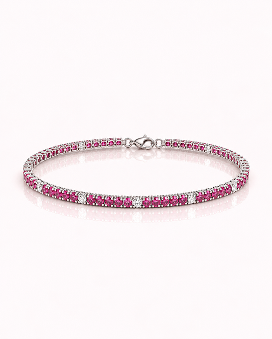 Bracciale Tennis Fucsia