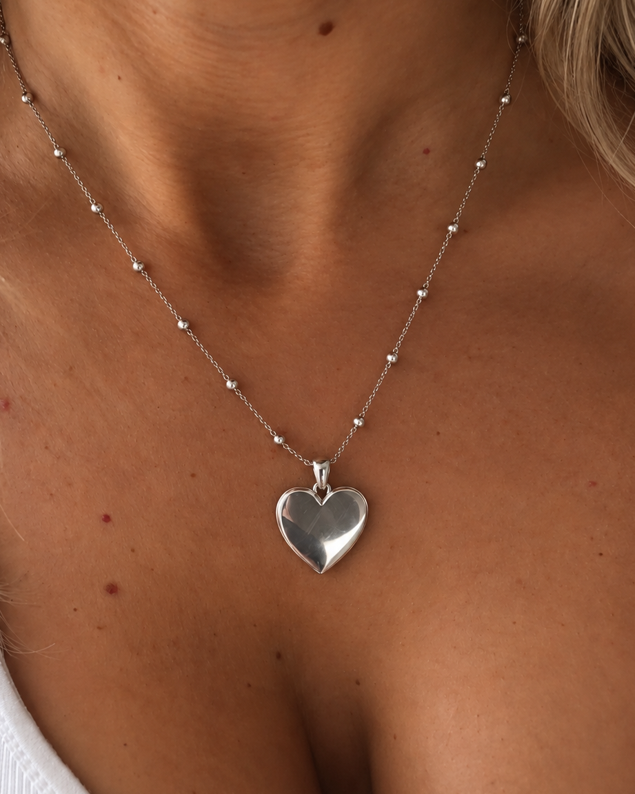Collana cuore da incidere