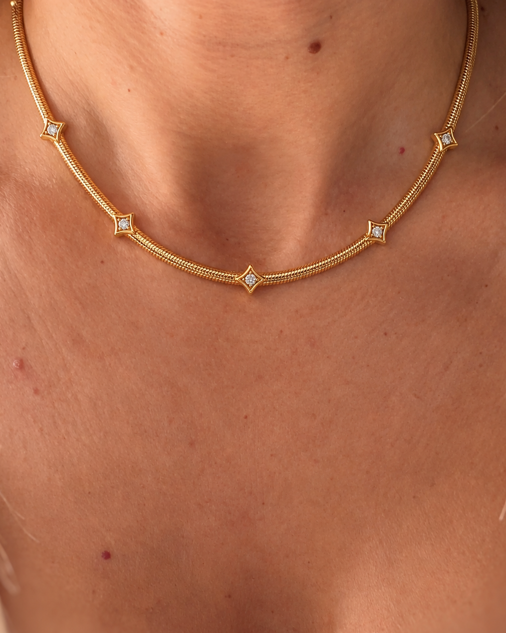 COLLANA SNAKE STAR