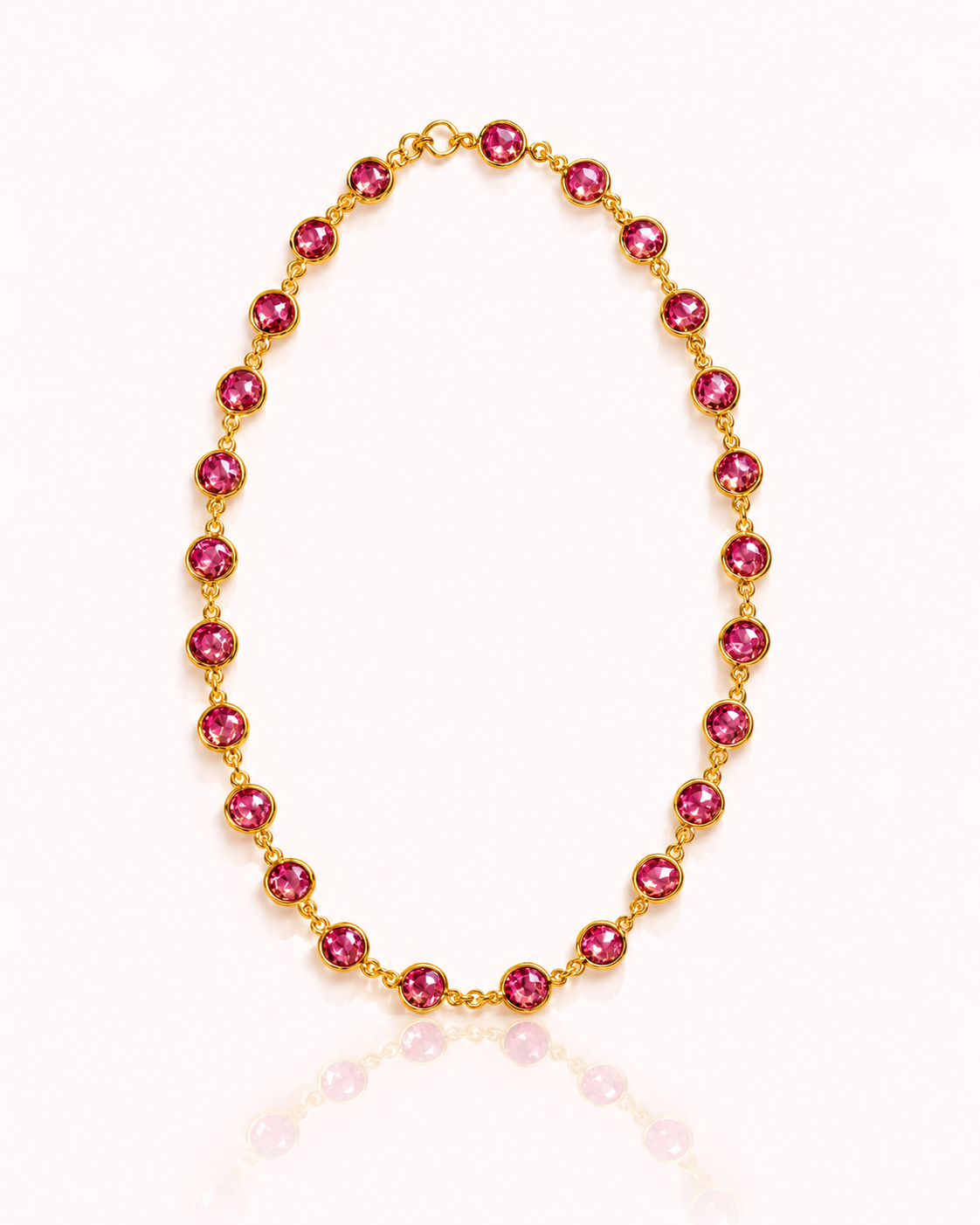Collana cristalli Rosa