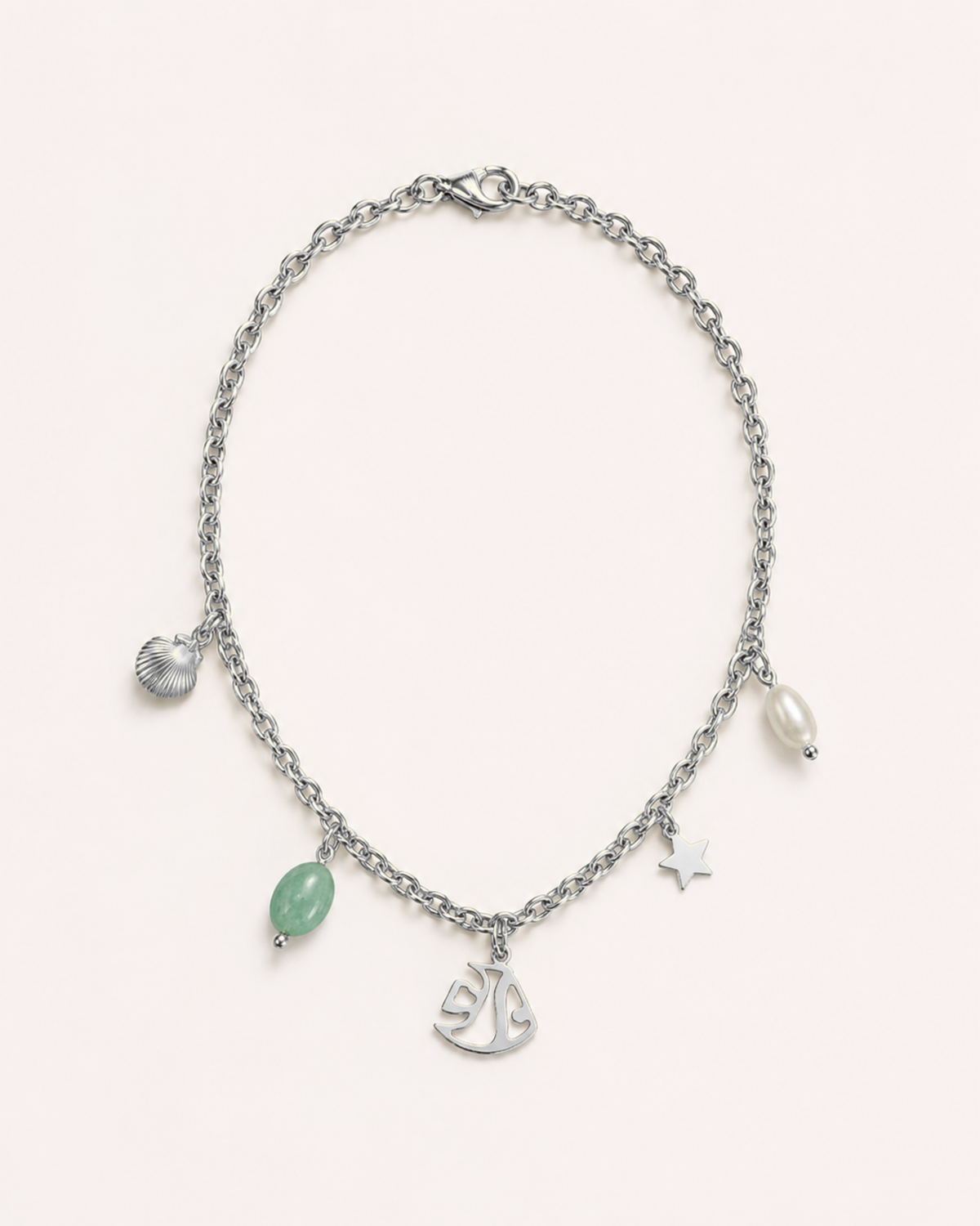 Collana pesciolino e ciondoli